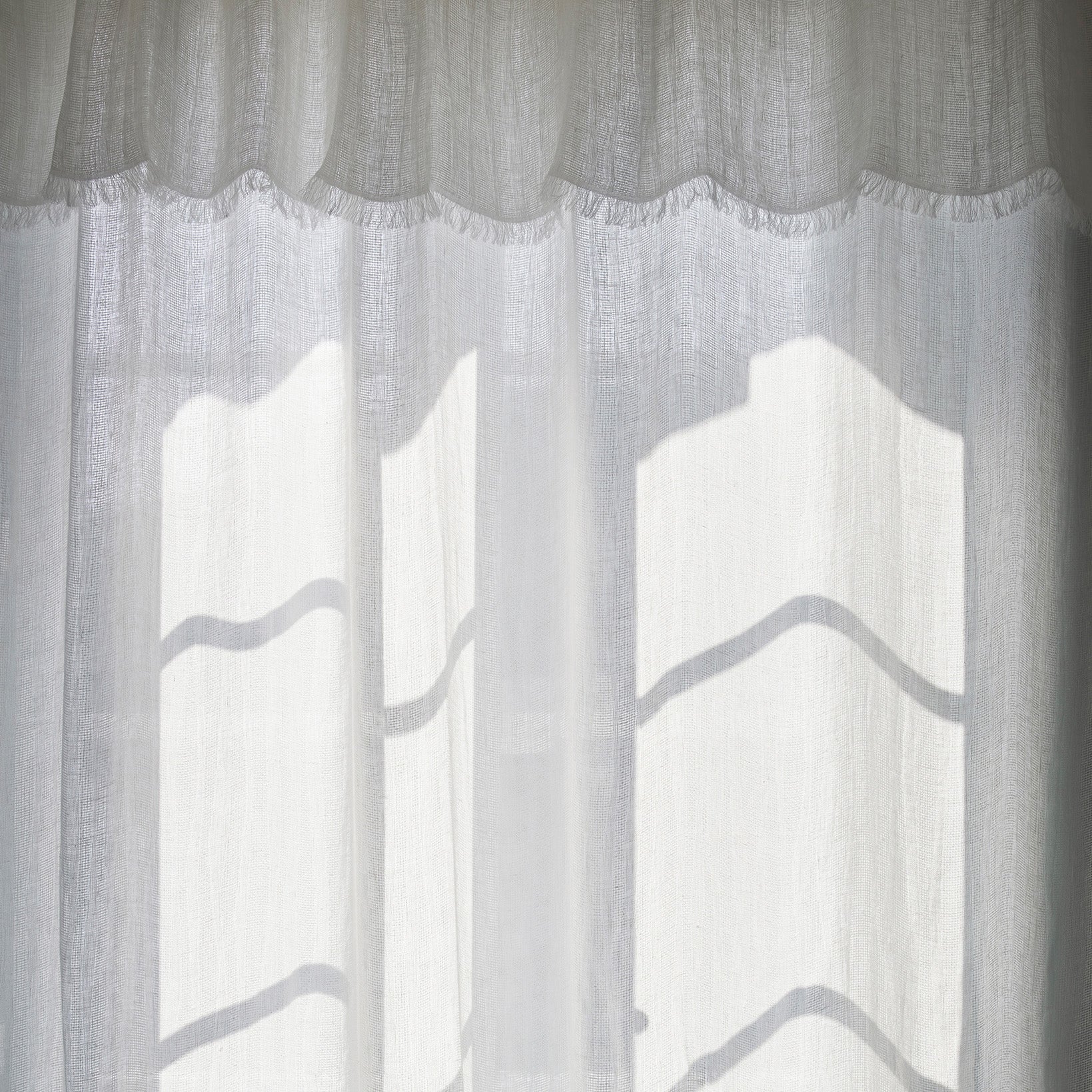 Voilage panneau EOLE blanc