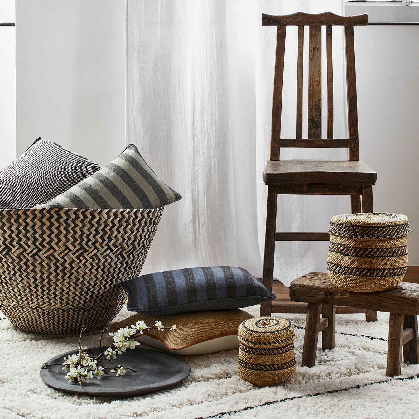 Voilage panneau EOLE blanc