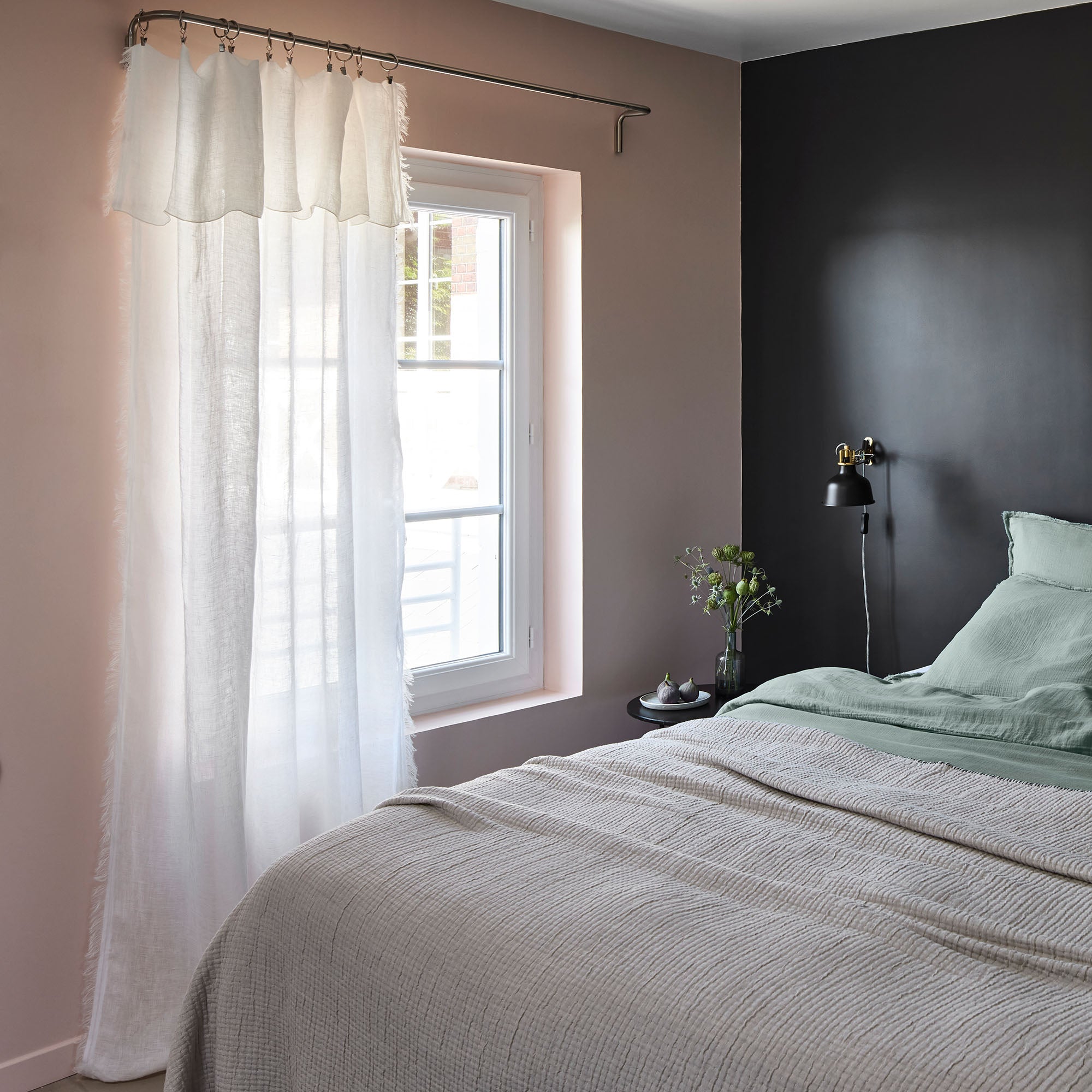 Voilage panneau IKARIA albâtre