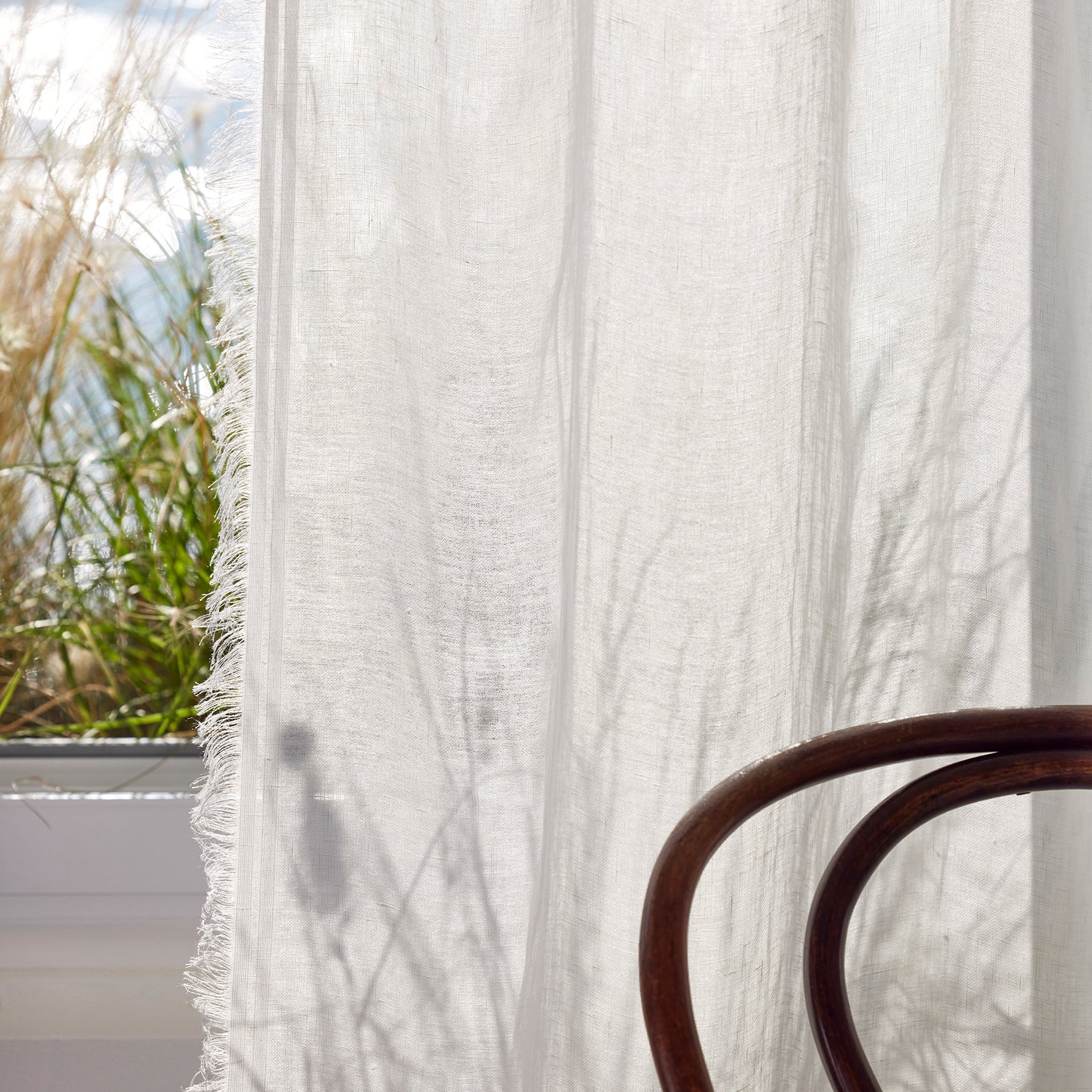 Voilage panneau IKARIA albâtre