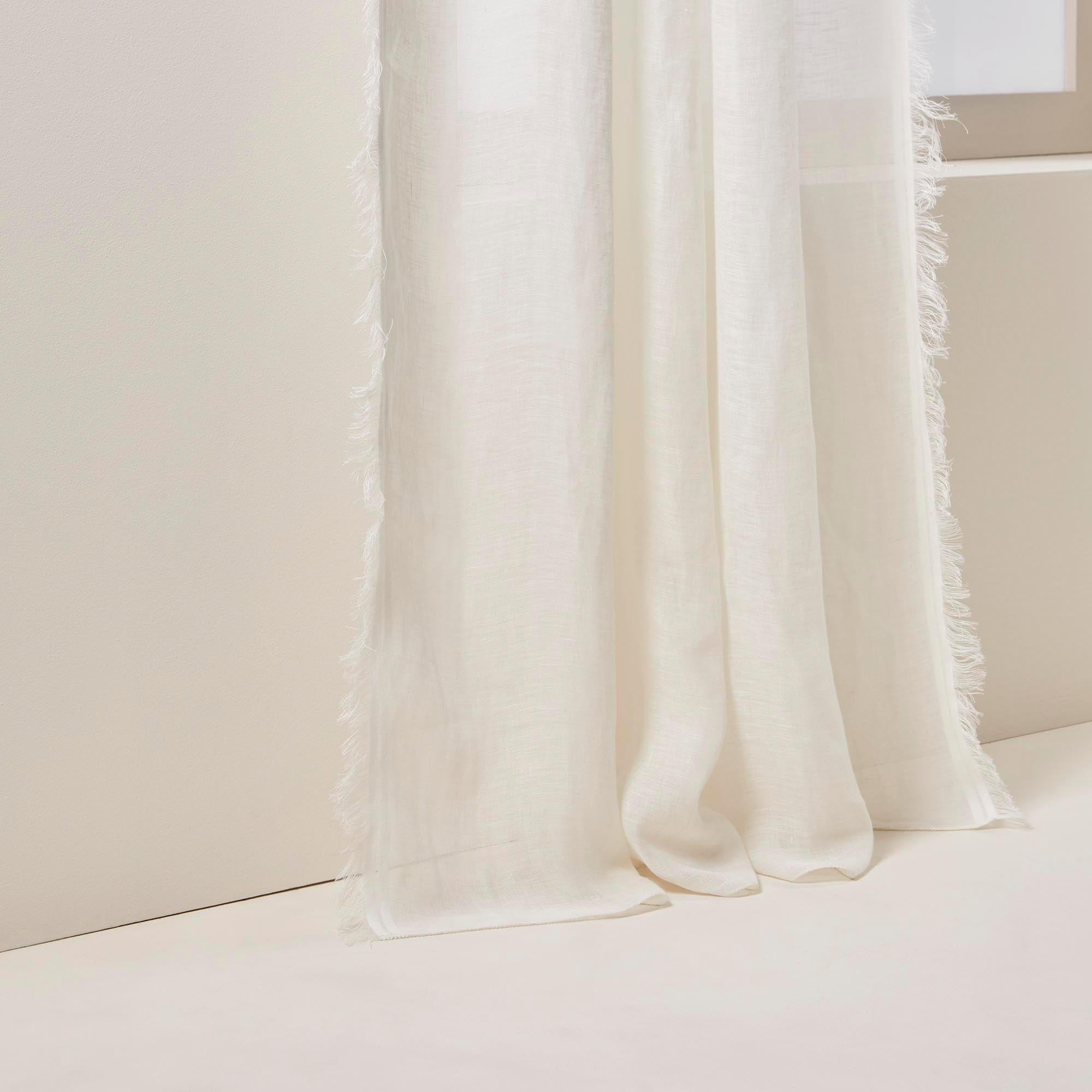 Voilage panneau IKARIA albâtre