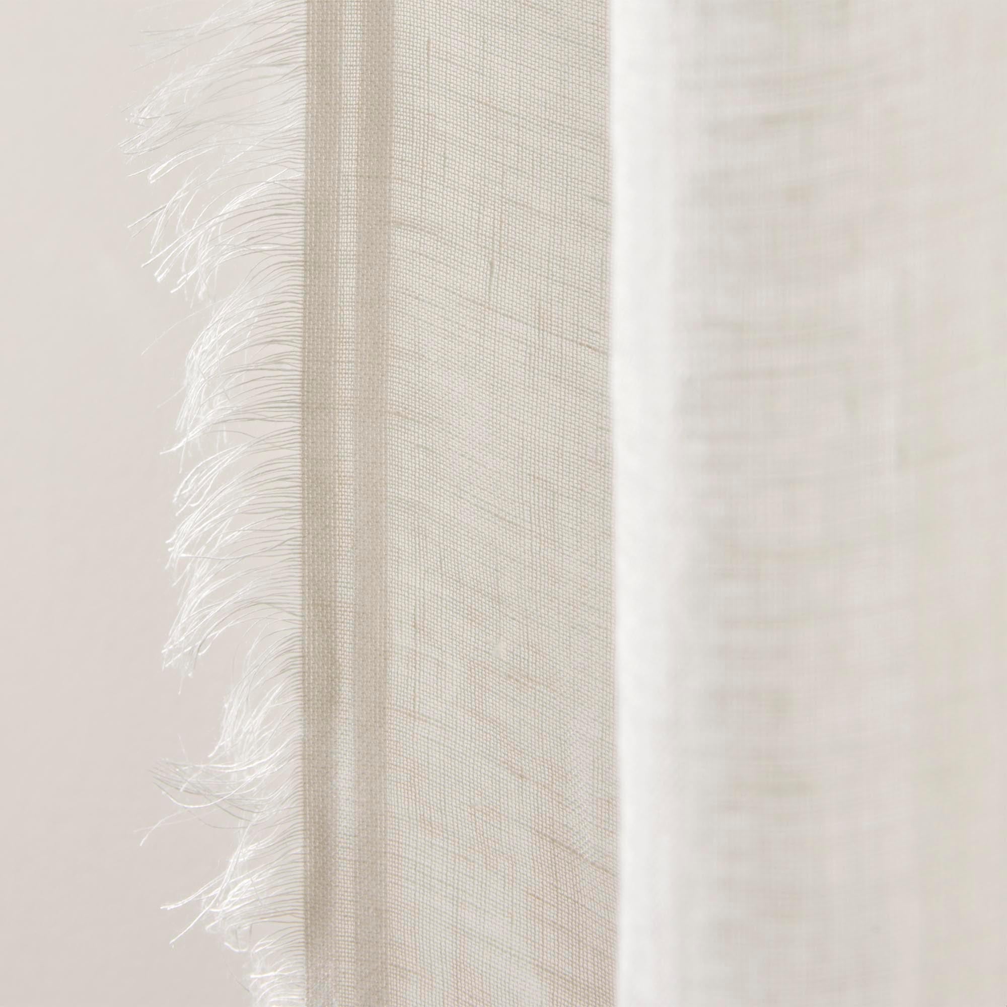 Voilage panneau IKARIA albâtre