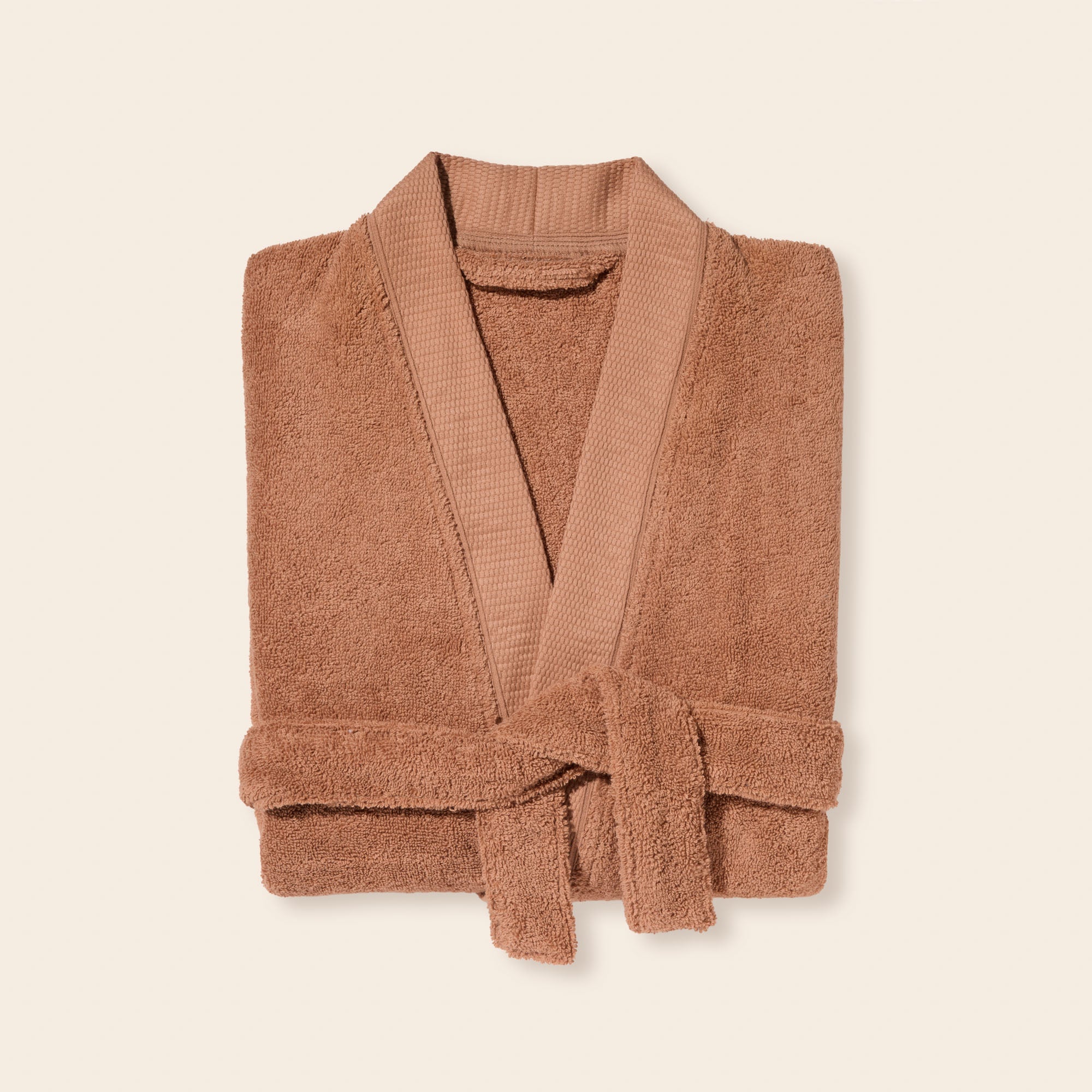 La Sortie de Bain NERYDA terre d'argile et beige