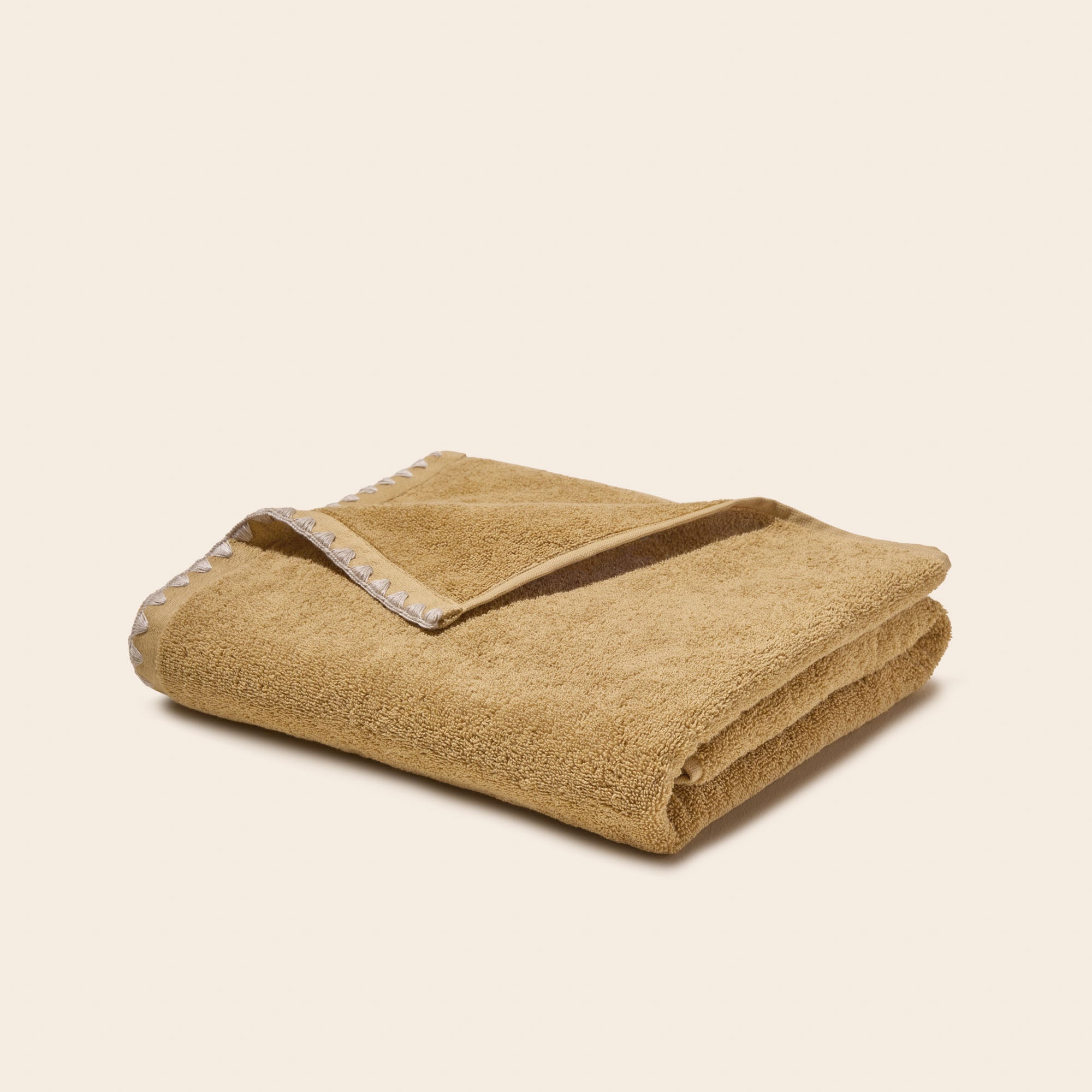 La Sortie de Bain NERYDA jaune sable et beige