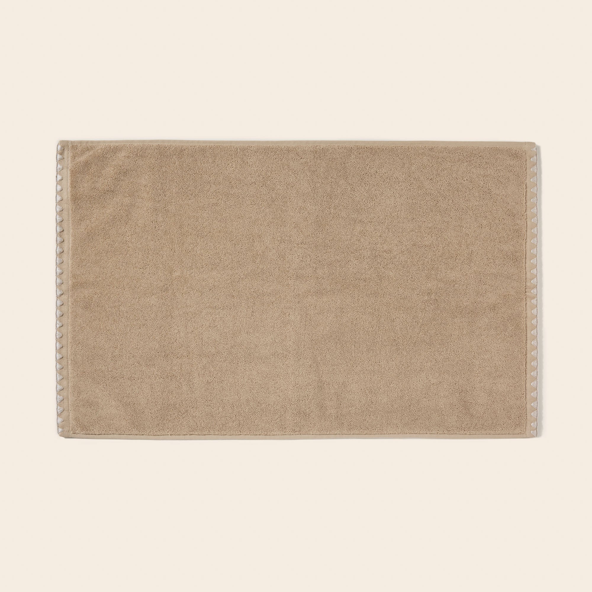 Tapis de bain NERYDA beige lin
