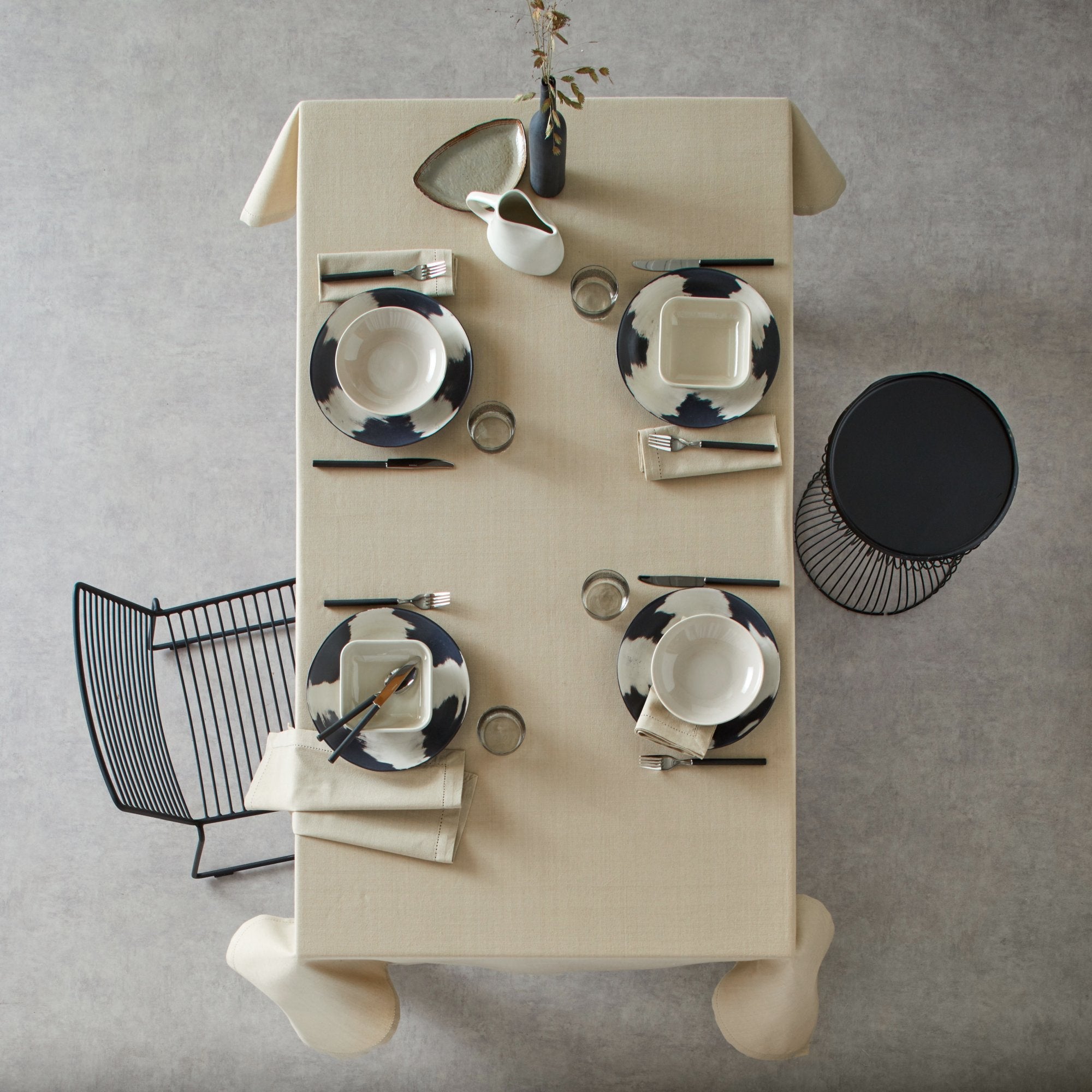 Nappe carrée ABIGAIL beige