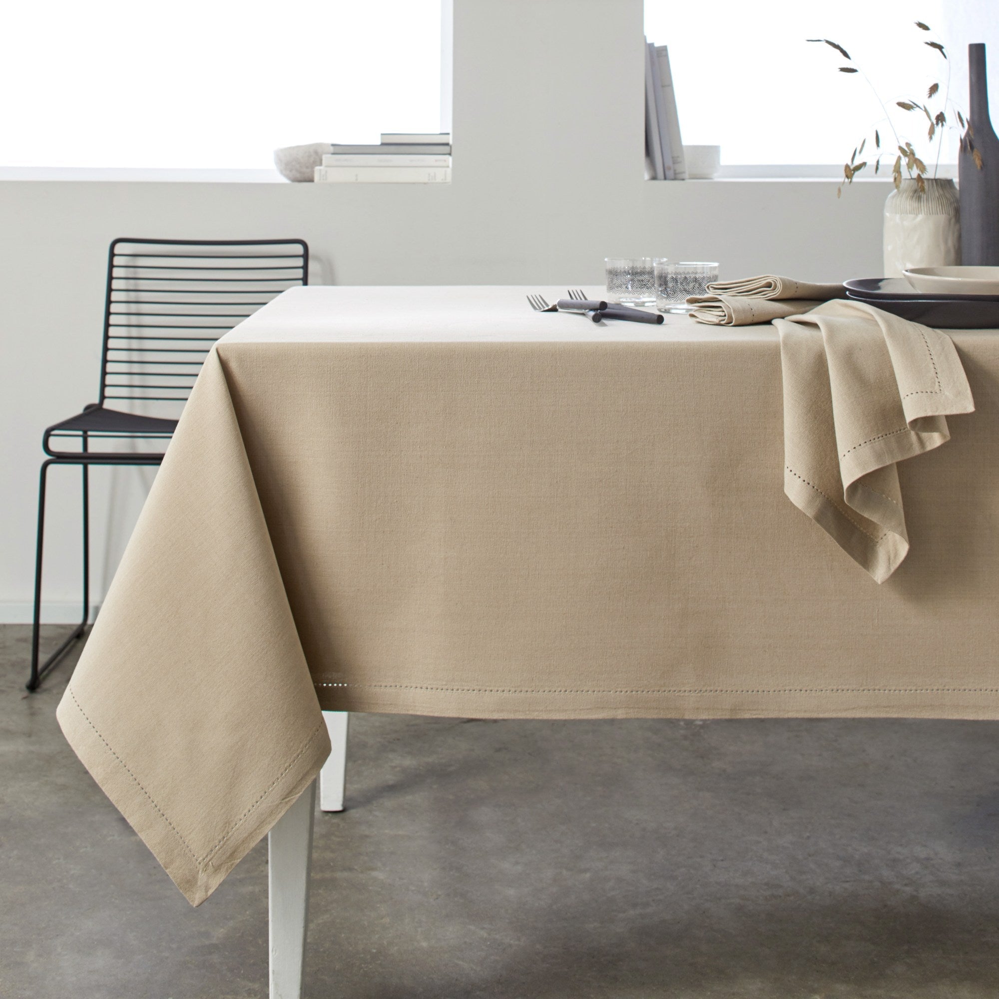 Nappe carrée ABIGAIL beige