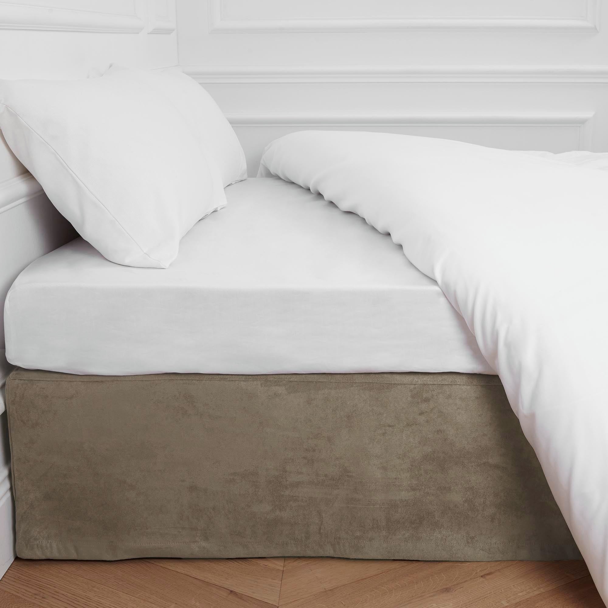 Cache sommier MONTANA taupe