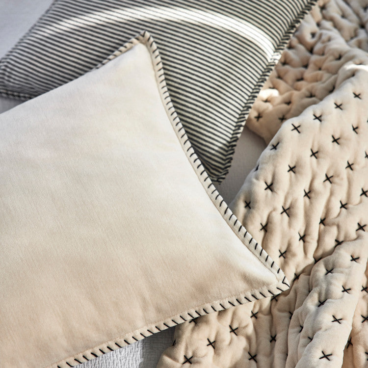 Couvre-lit matelassé MALO craie