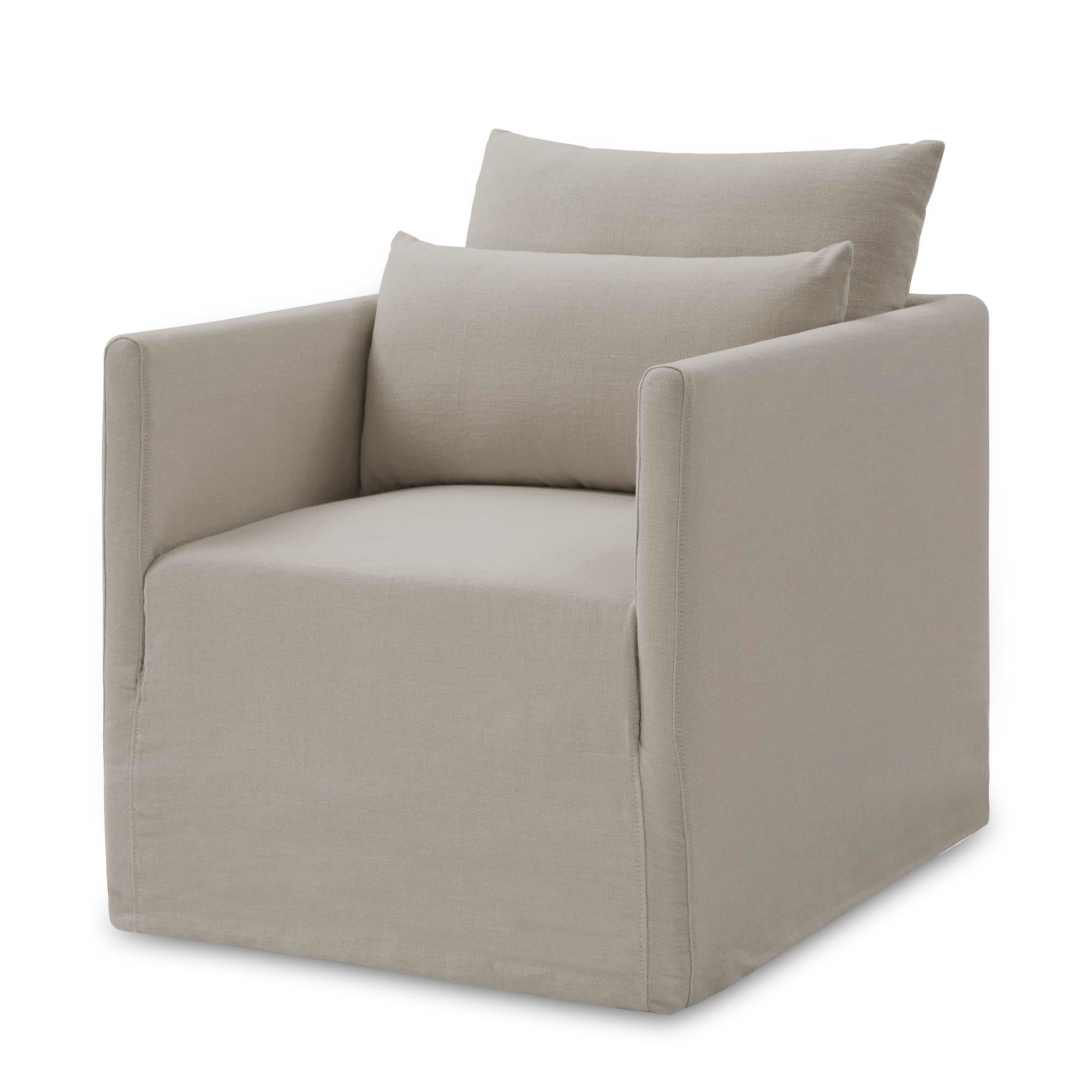 Fauteuil BOHEME beige doré