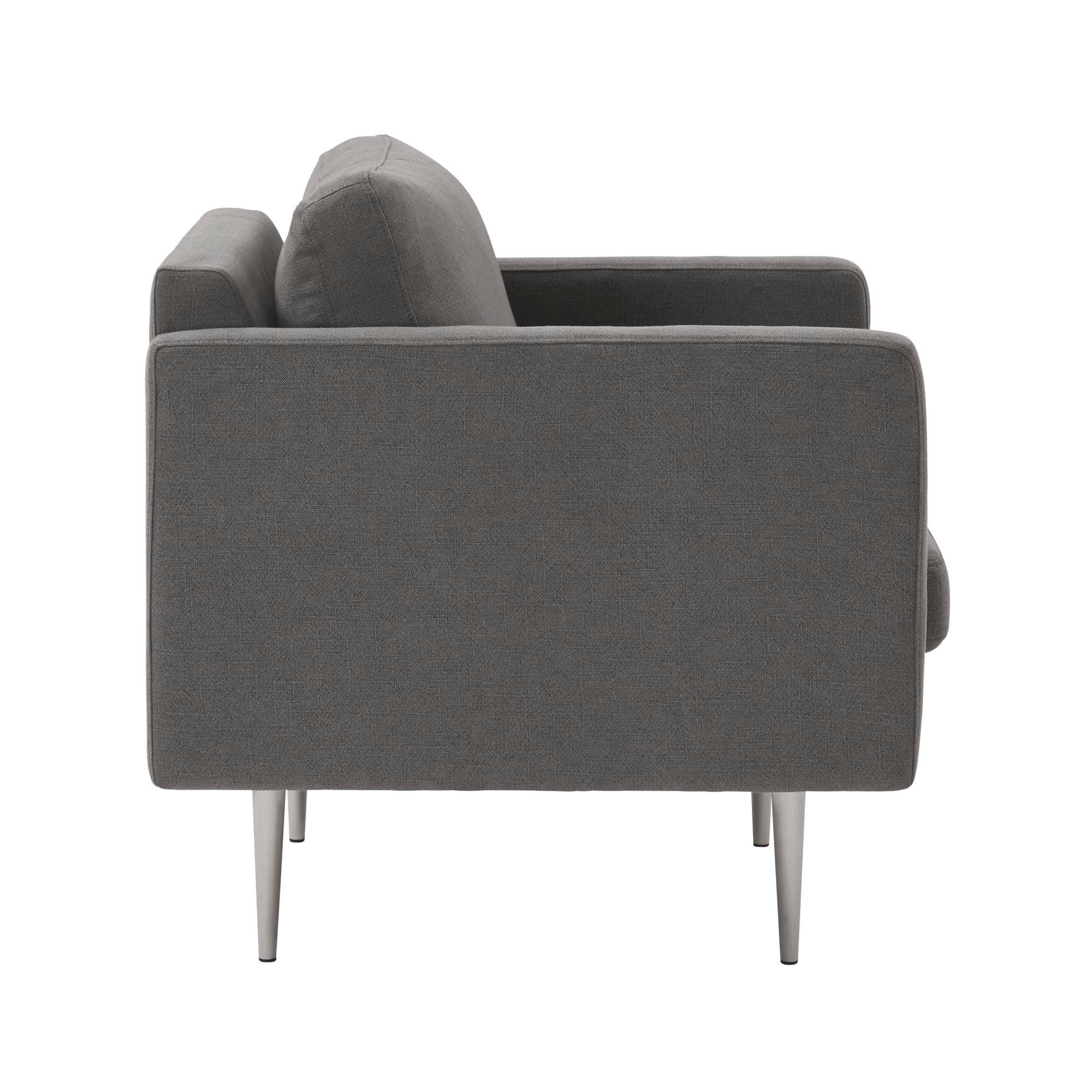 Fauteuil JOREL toile gris