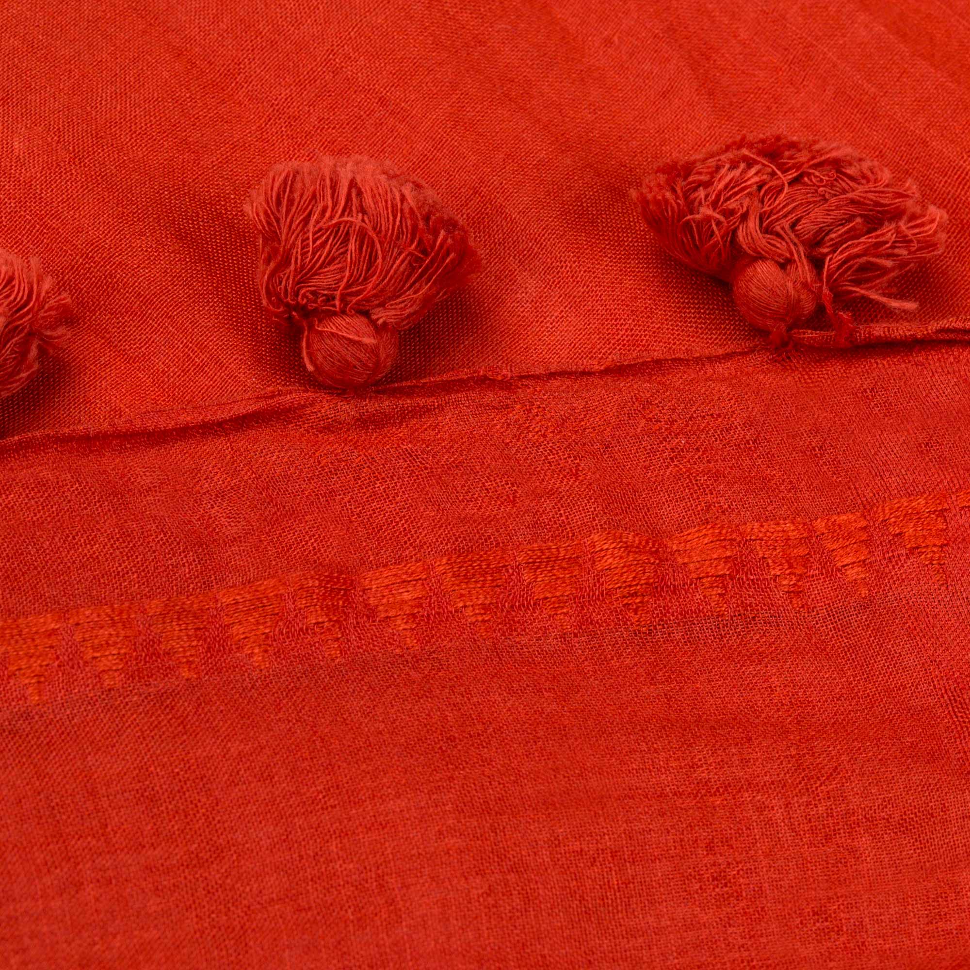 Foulard LAWRENCE orange brûlé