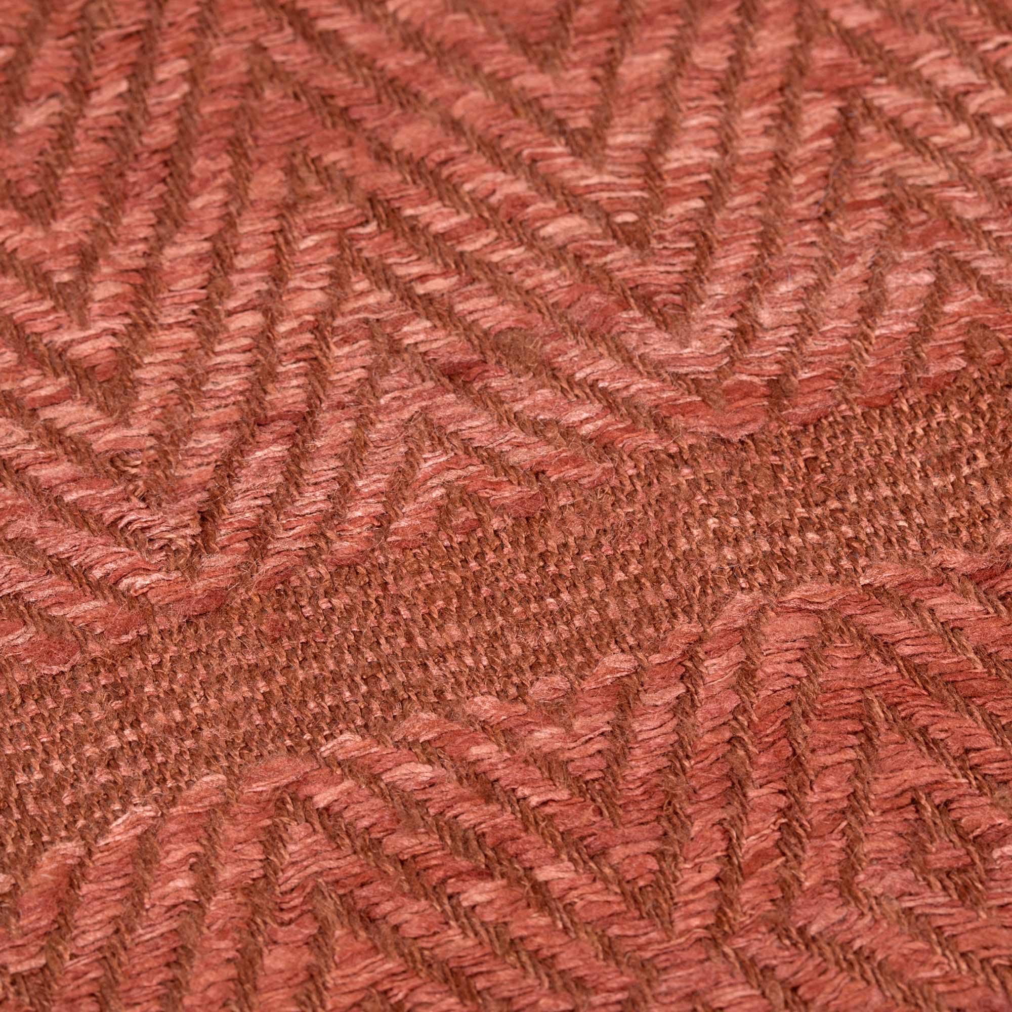 Foulard TASAR SILK orange brique