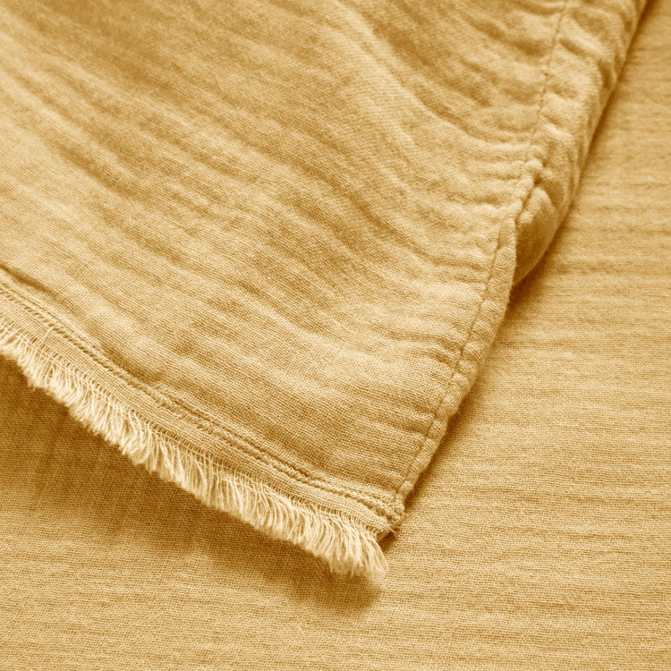 Housse de couette LOU jaune paille