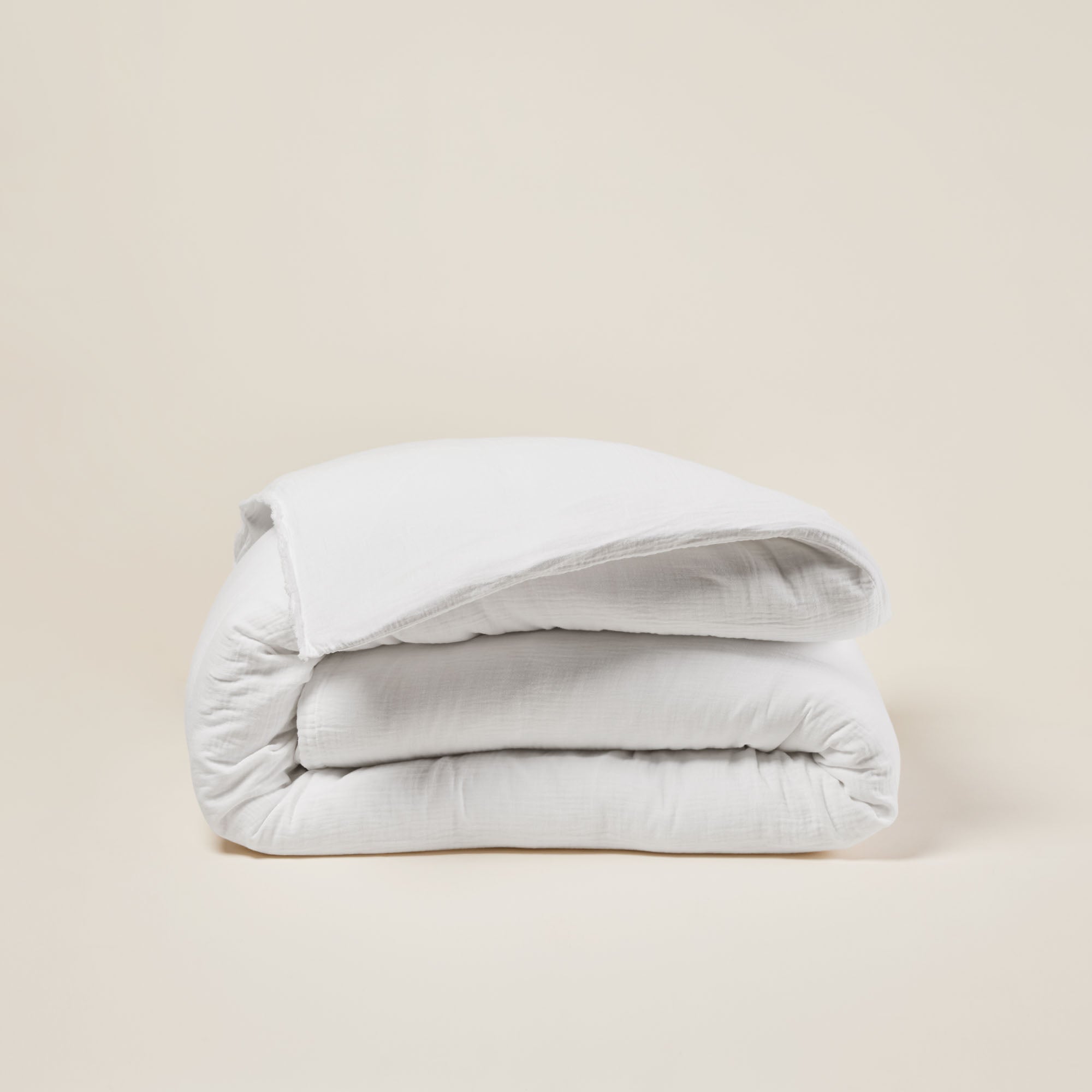 Housse de couette LOU blanc coton