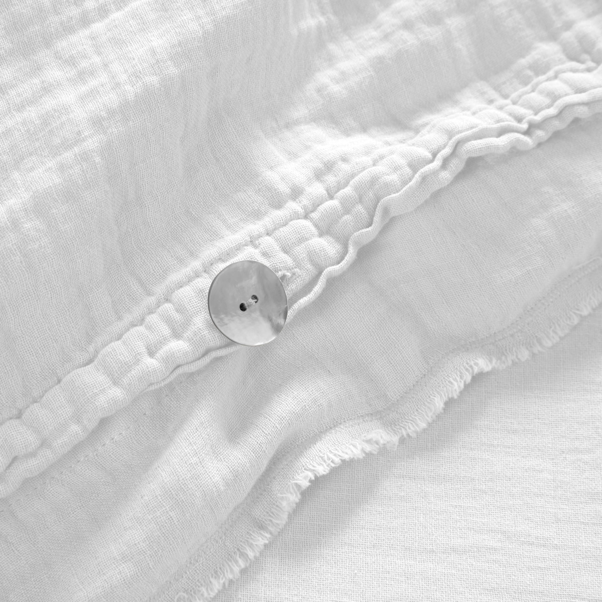 Housse de couette LOU blanc coton