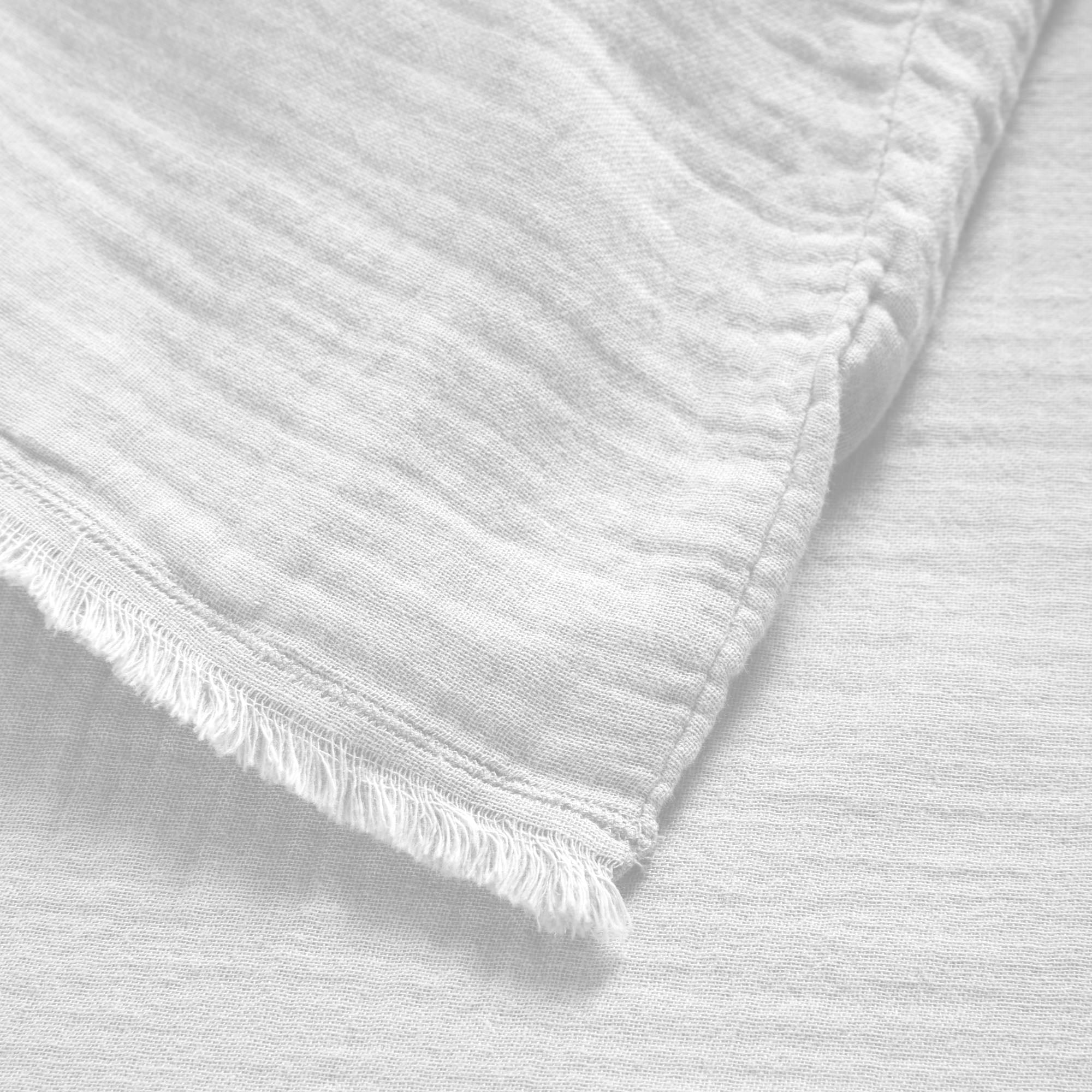 Housse de couette LOU blanc coton