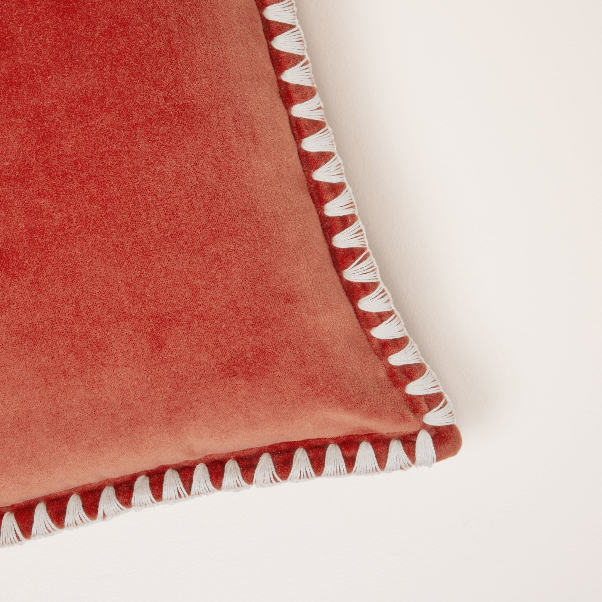 Housse de coussin ANJALI hibicus et naturel