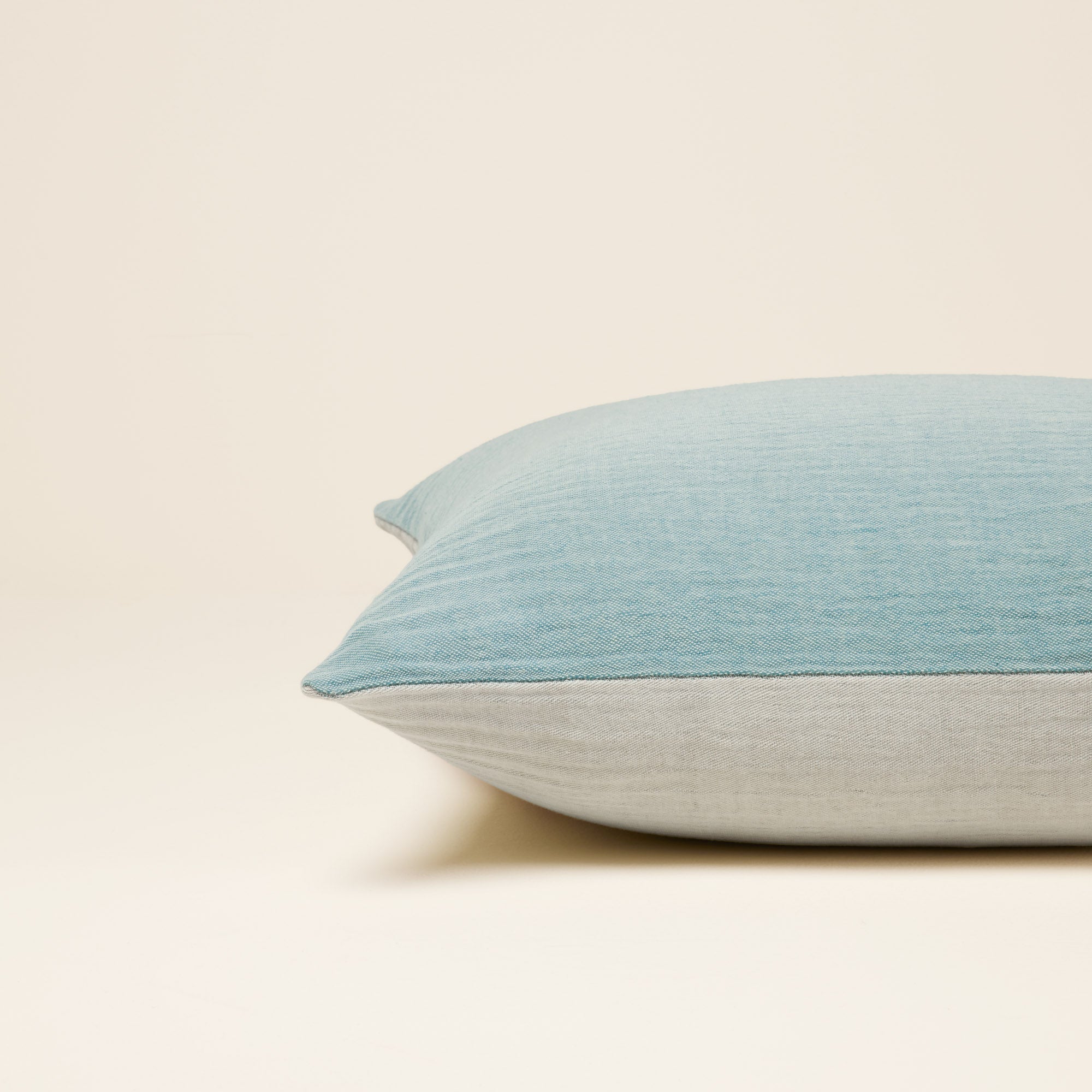 Housse de coussin CINTA aigue-marine