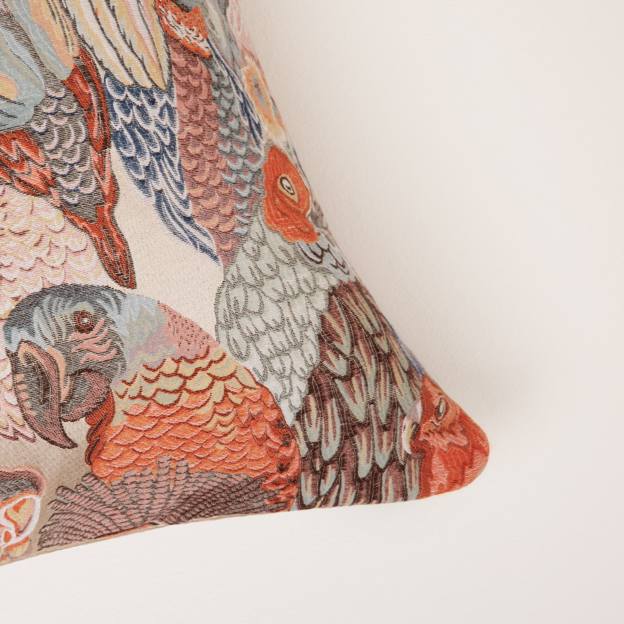 Housse de coussin JUNGLE BIRDS rosalbin
