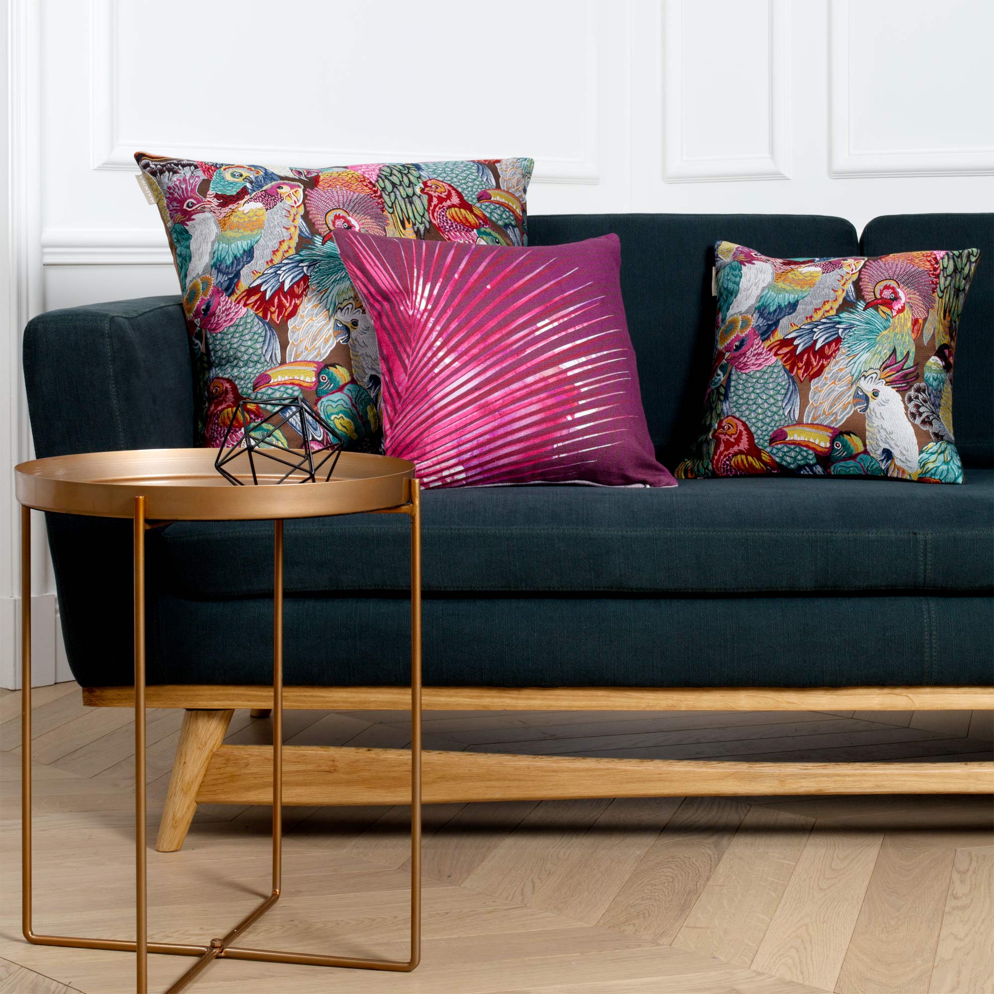 Housse de coussin JUNGLE BIRDS terrako