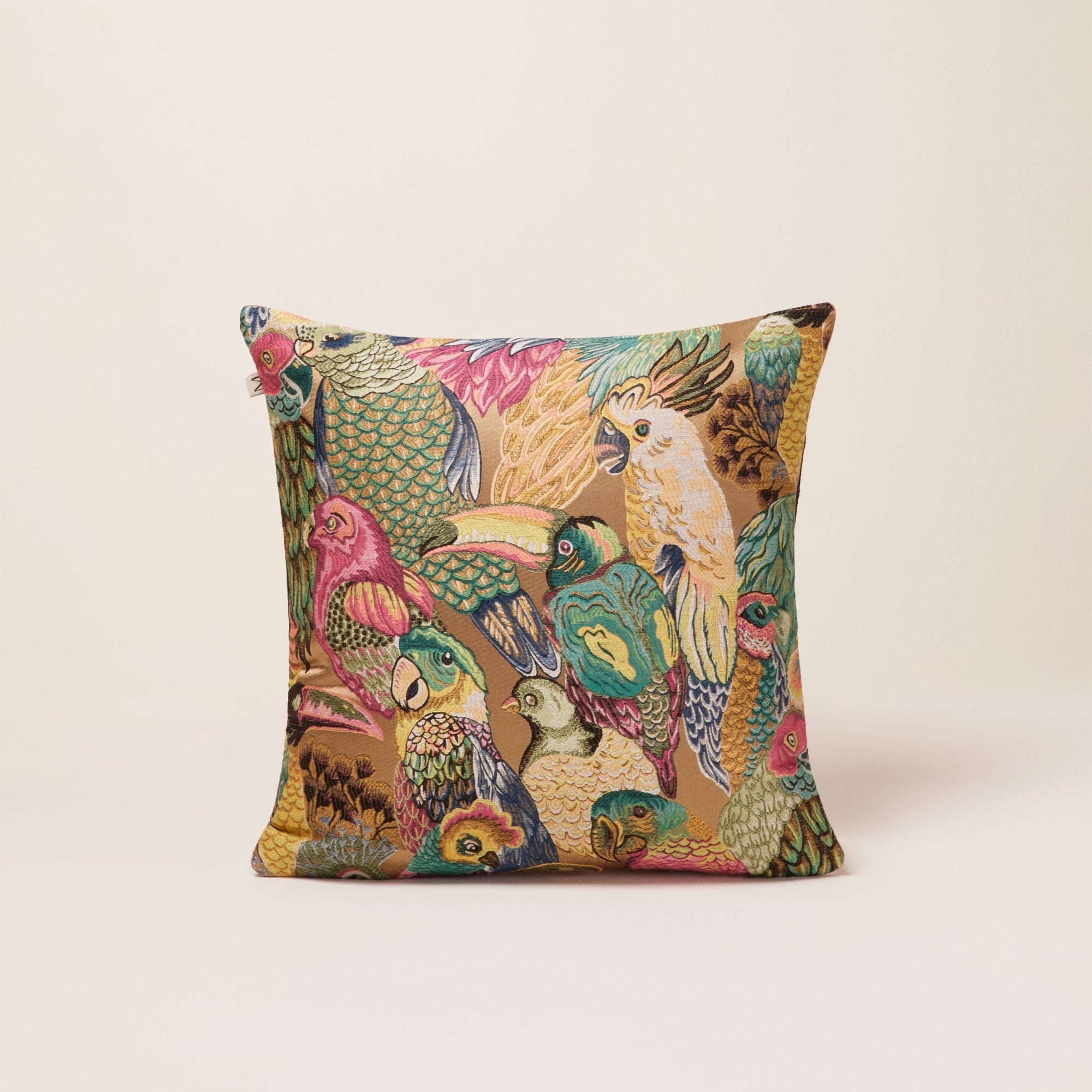 Housse de coussin JUNGLE BIRDS macao