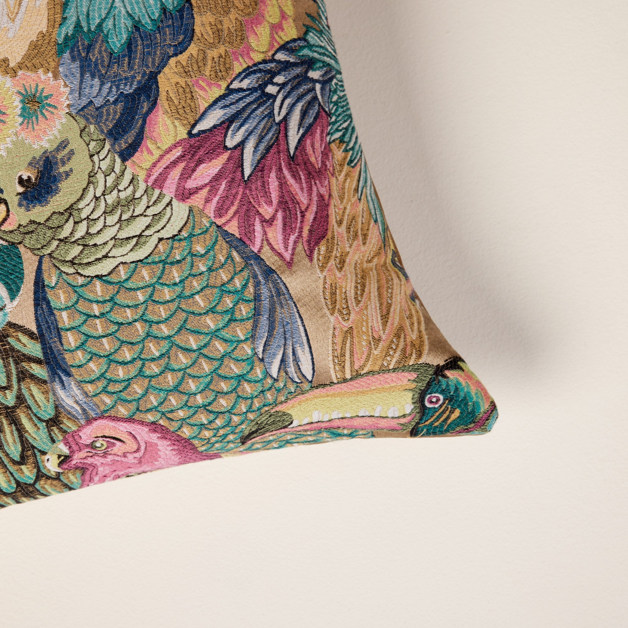 Housse de coussin JUNGLE BIRDS macao