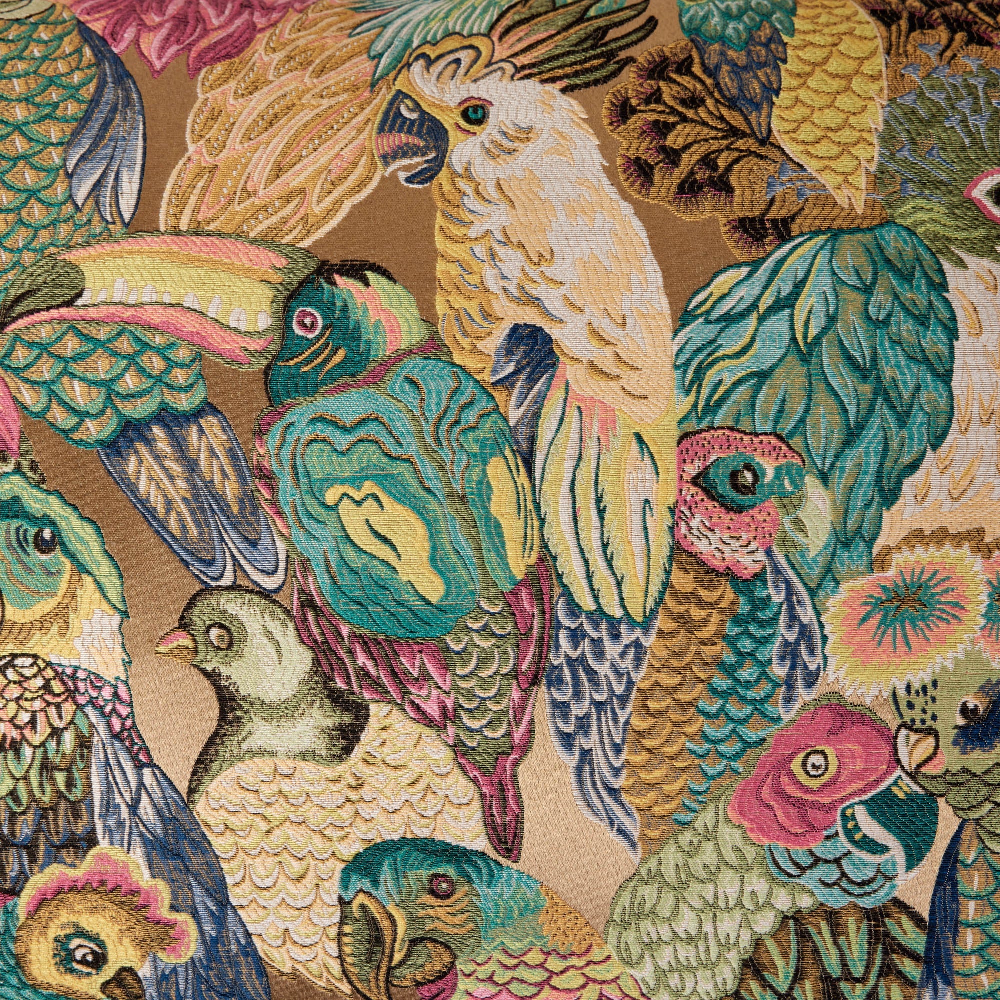 Housse de coussin JUNGLE BIRDS macao