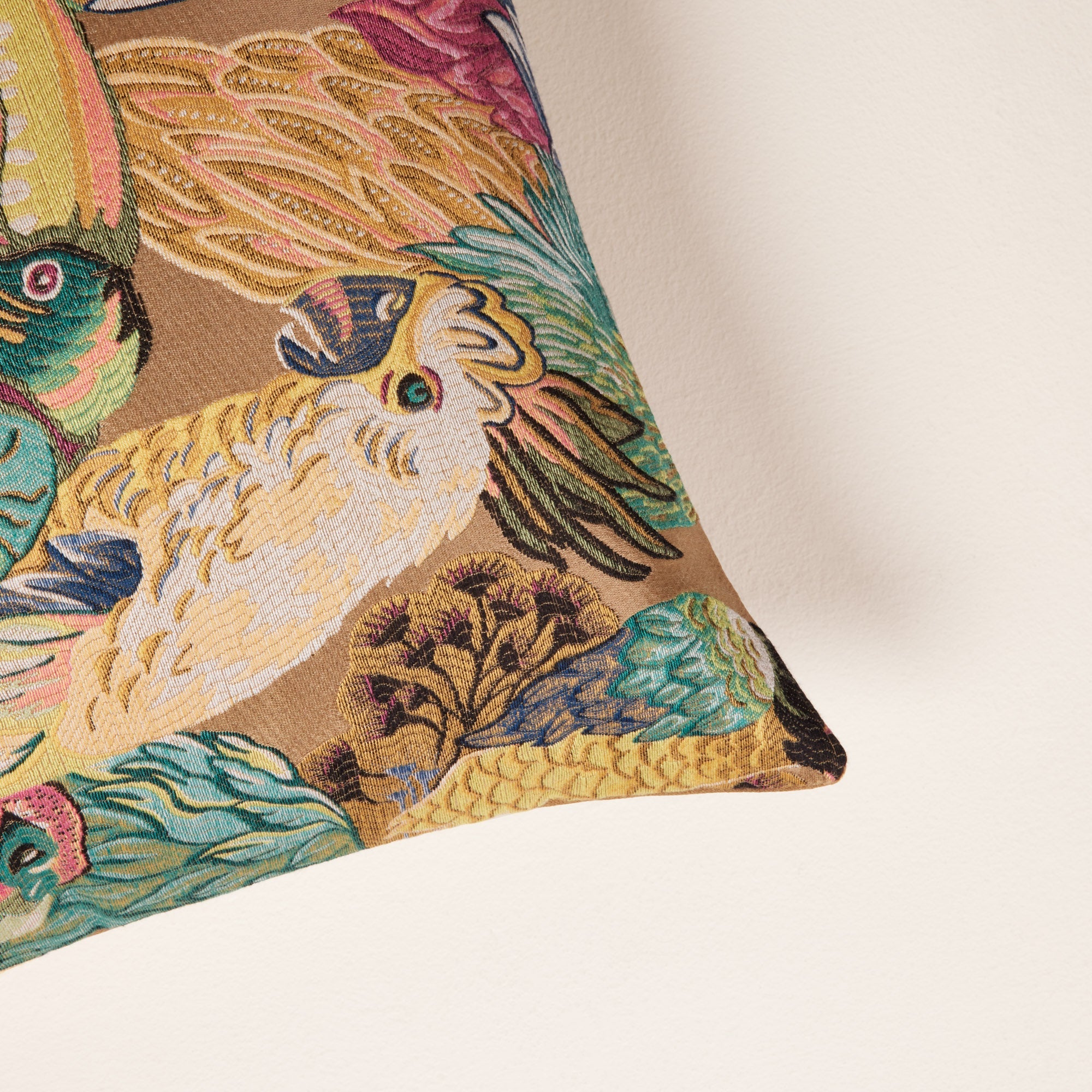 Housse de coussin JUNGLE BIRDS macao