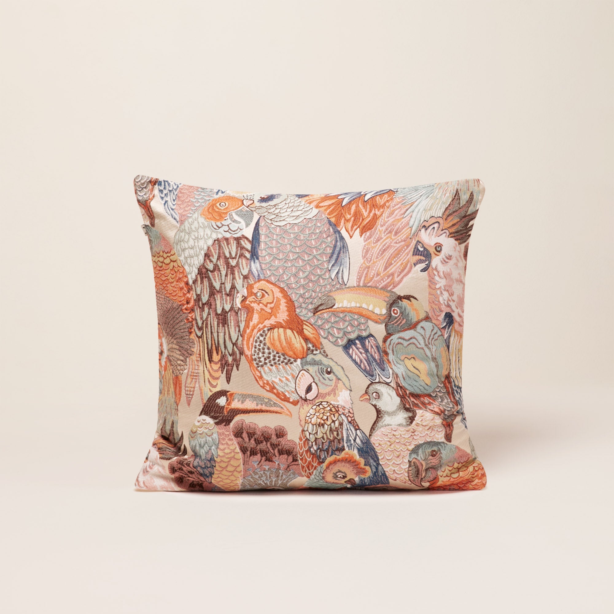 Housse de coussin JUNGLE BIRDS rosalbin