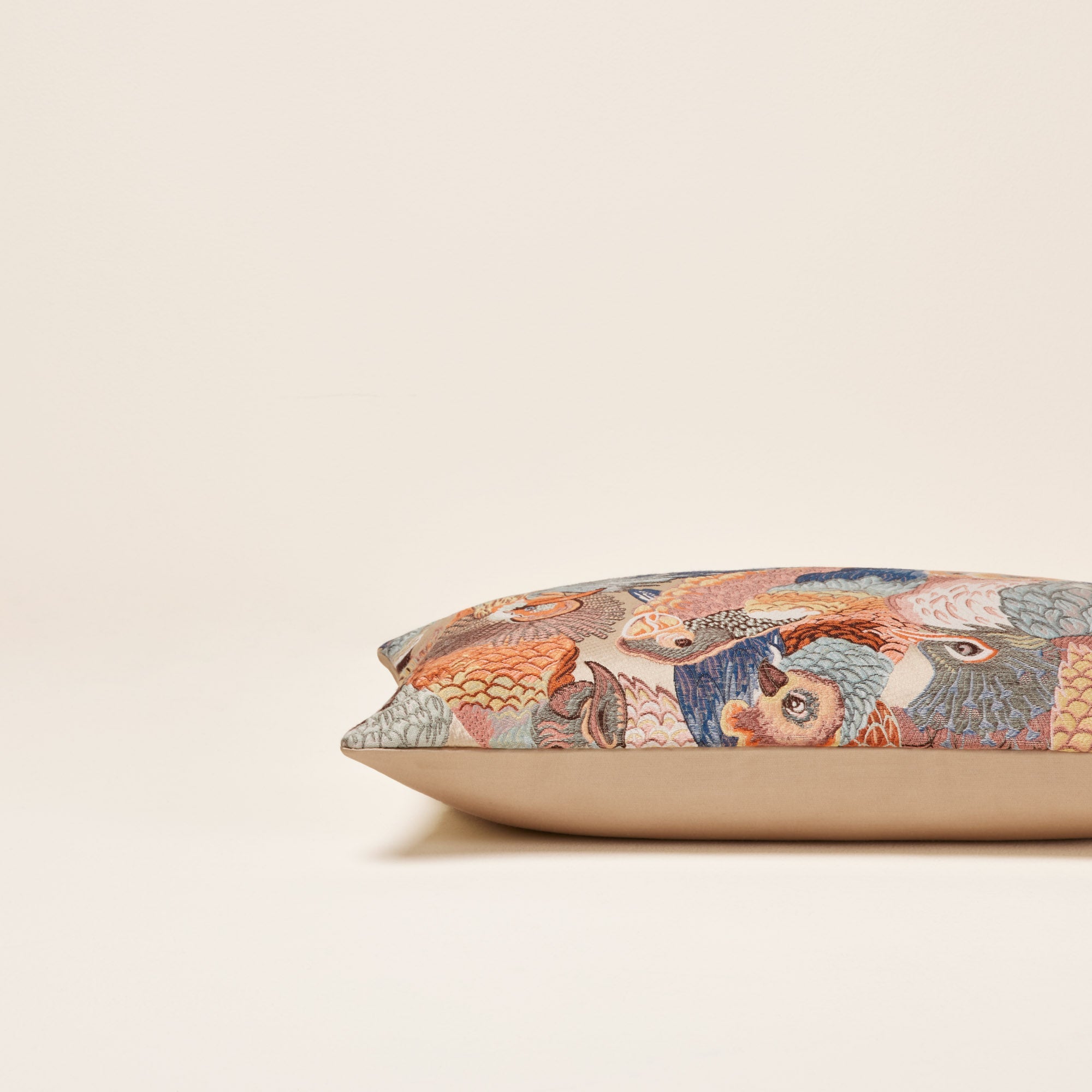 Housse de coussin JUNGLE BIRDS rosalbin