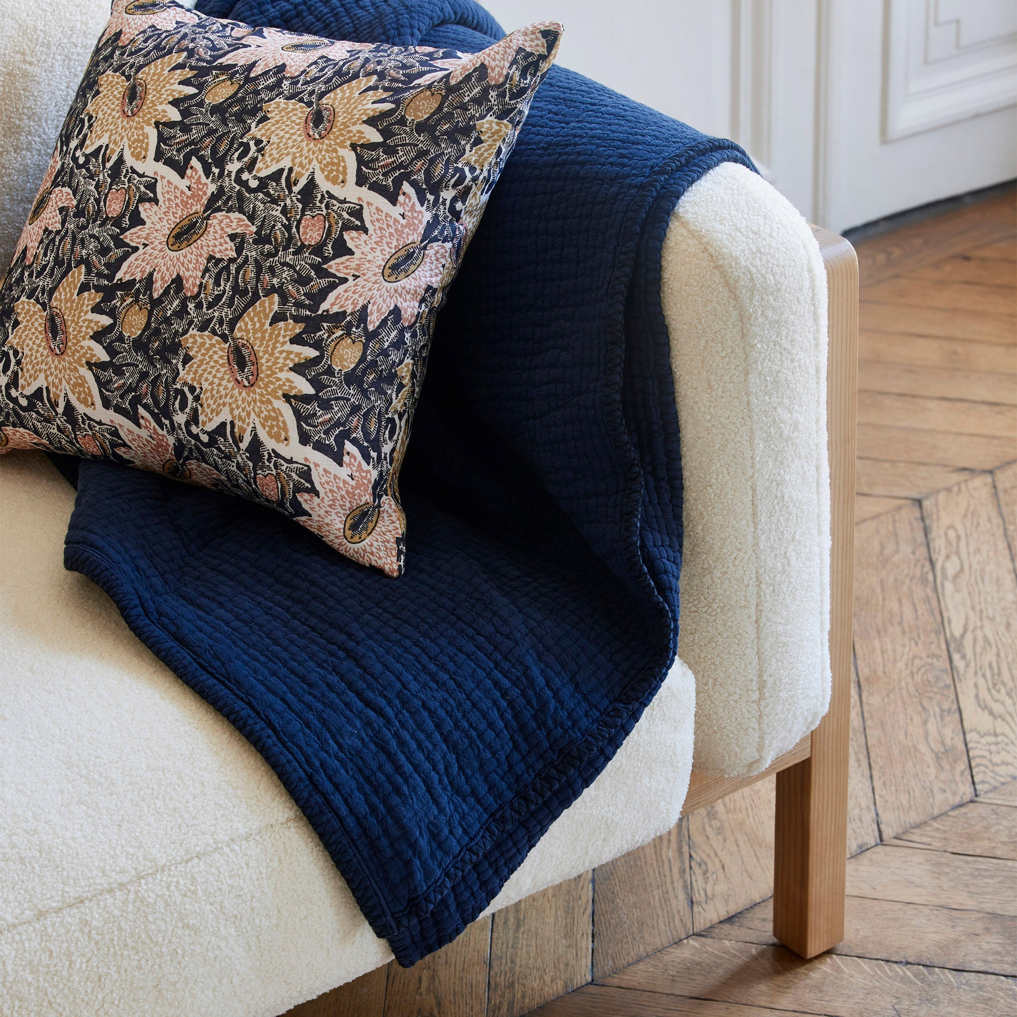 Housse de coussin KEYA encre