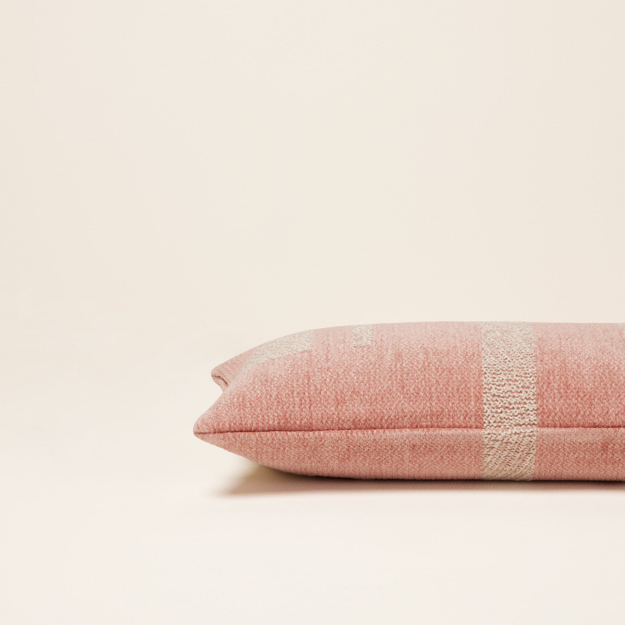 Housse de coussin NILS rose poudré