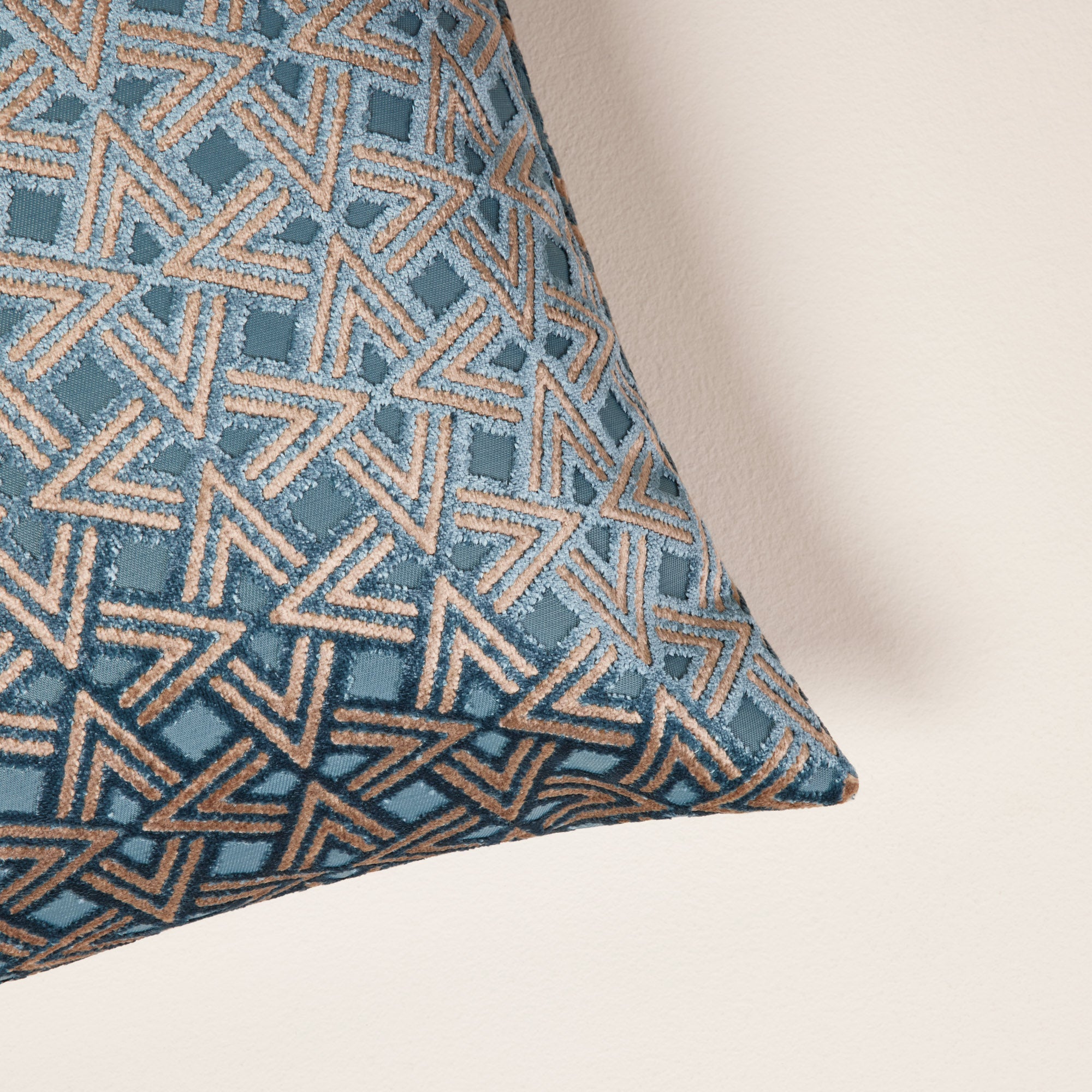 Housse de coussin OSCAR pétrole