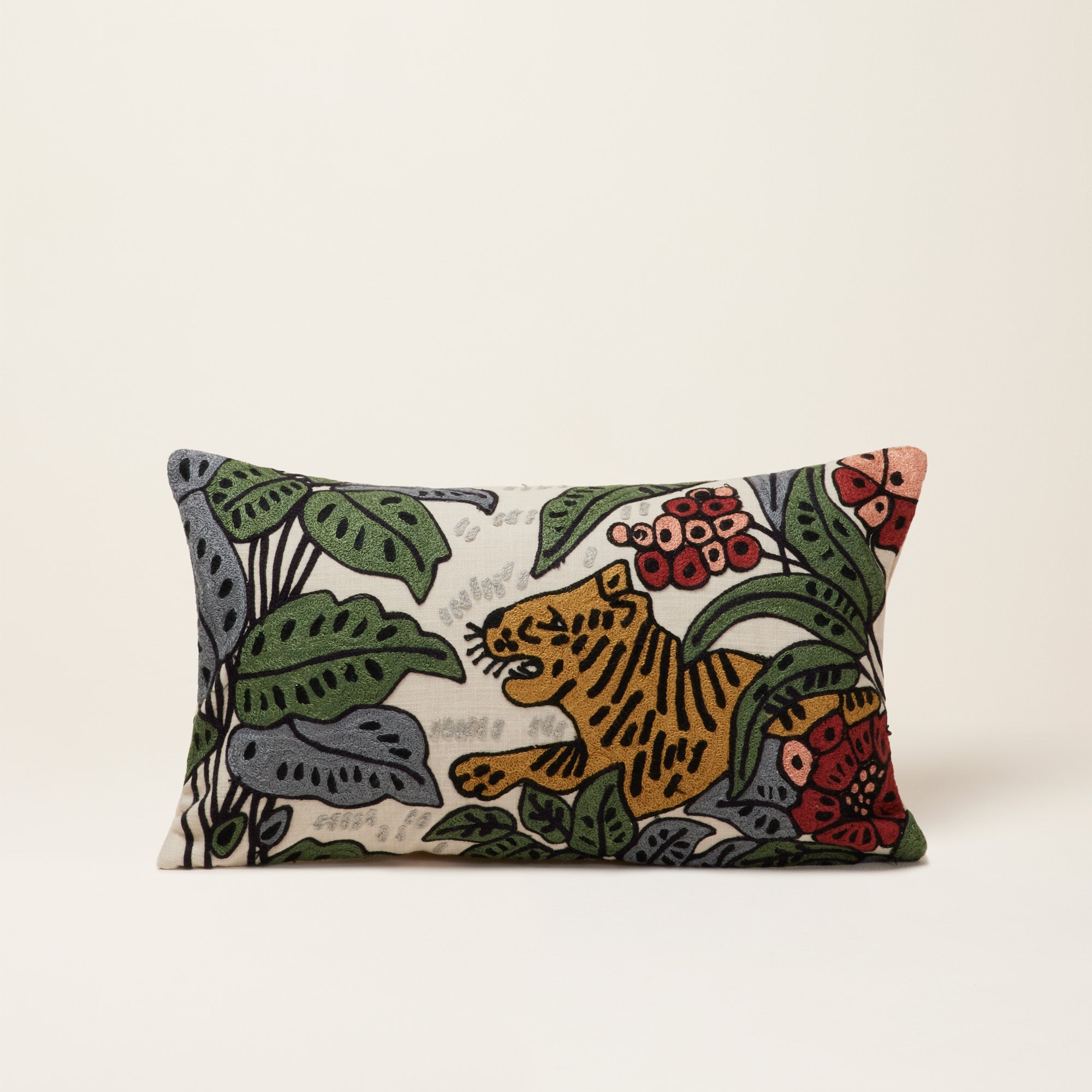 Housse de coussin TIGRIS ivoire