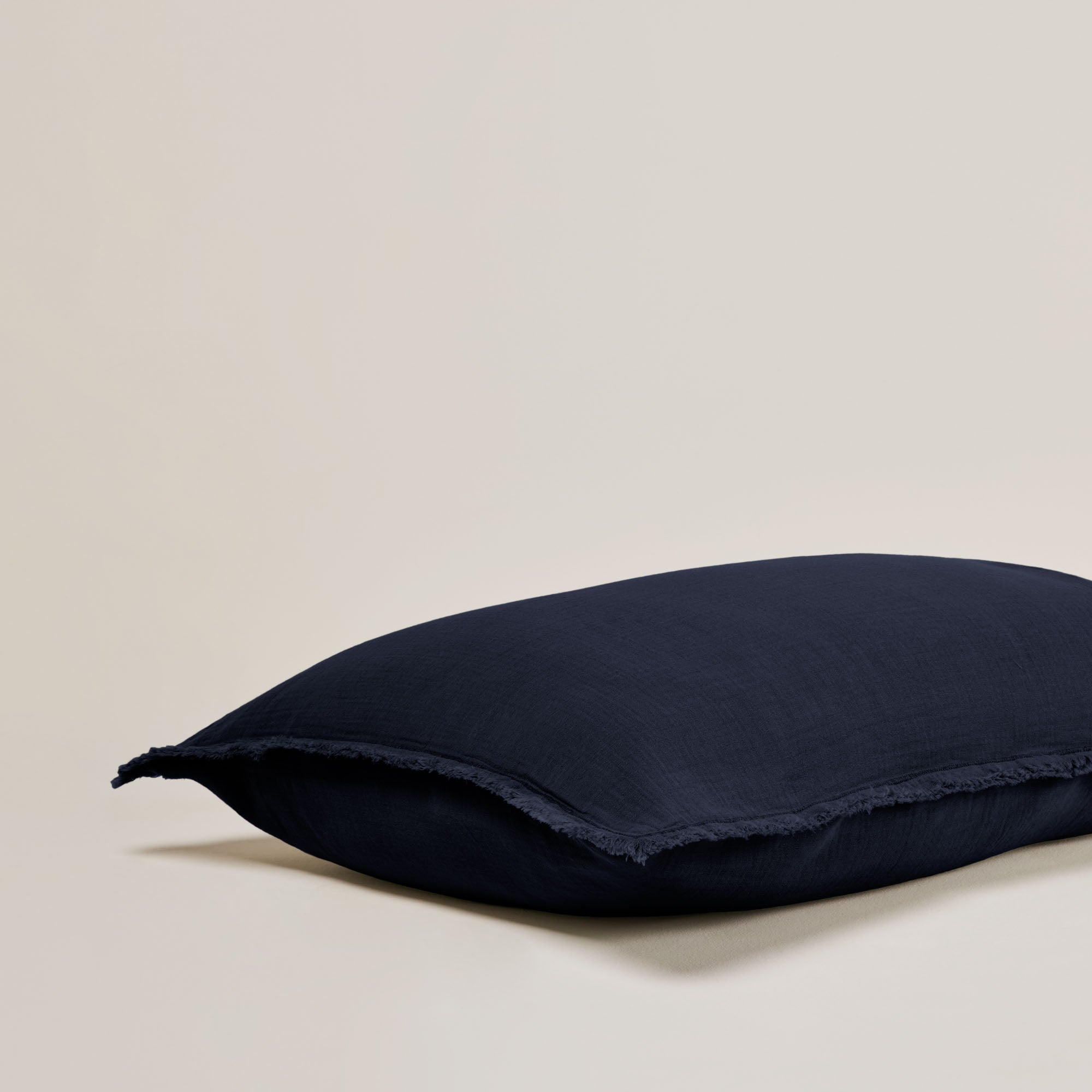 Lot de 2 taies d'oreiller LOU encre bleue