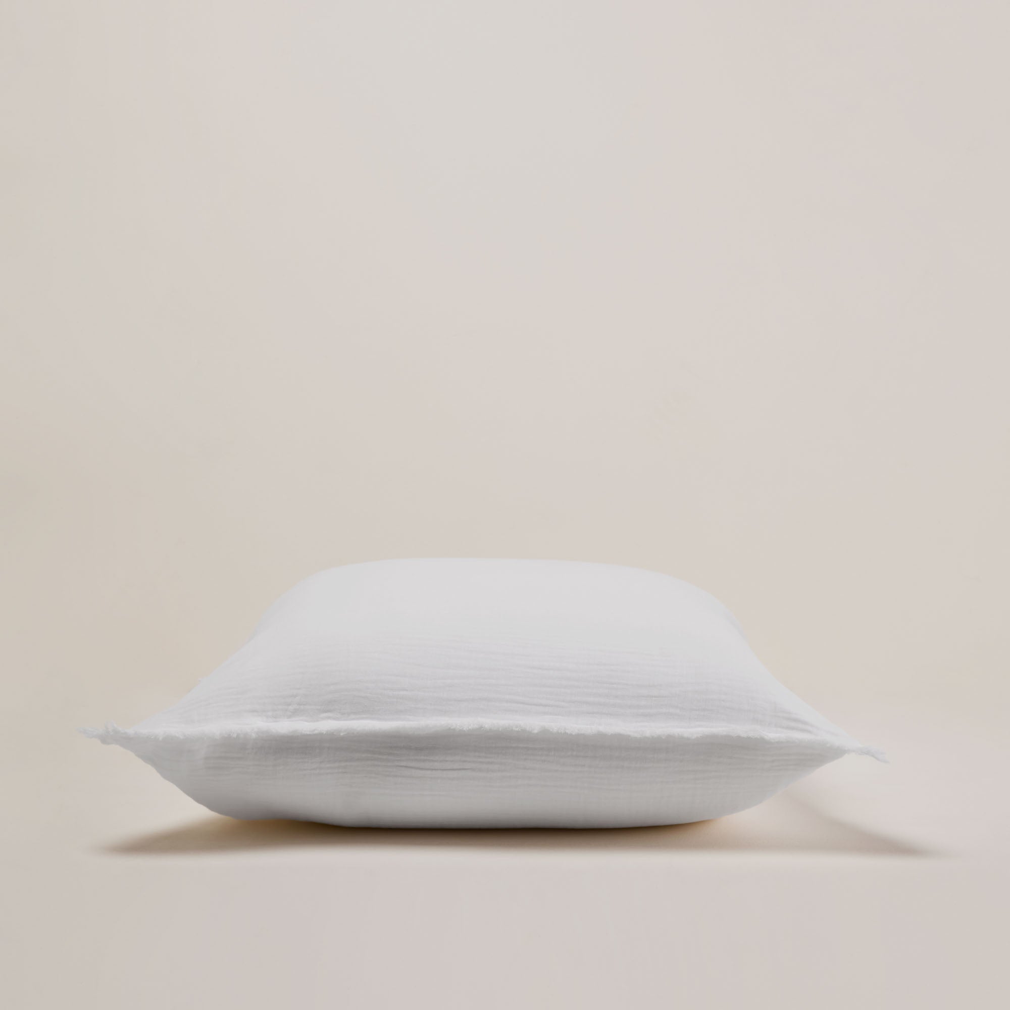 Lot de 2 taies d'oreiller LOU blanc coton
