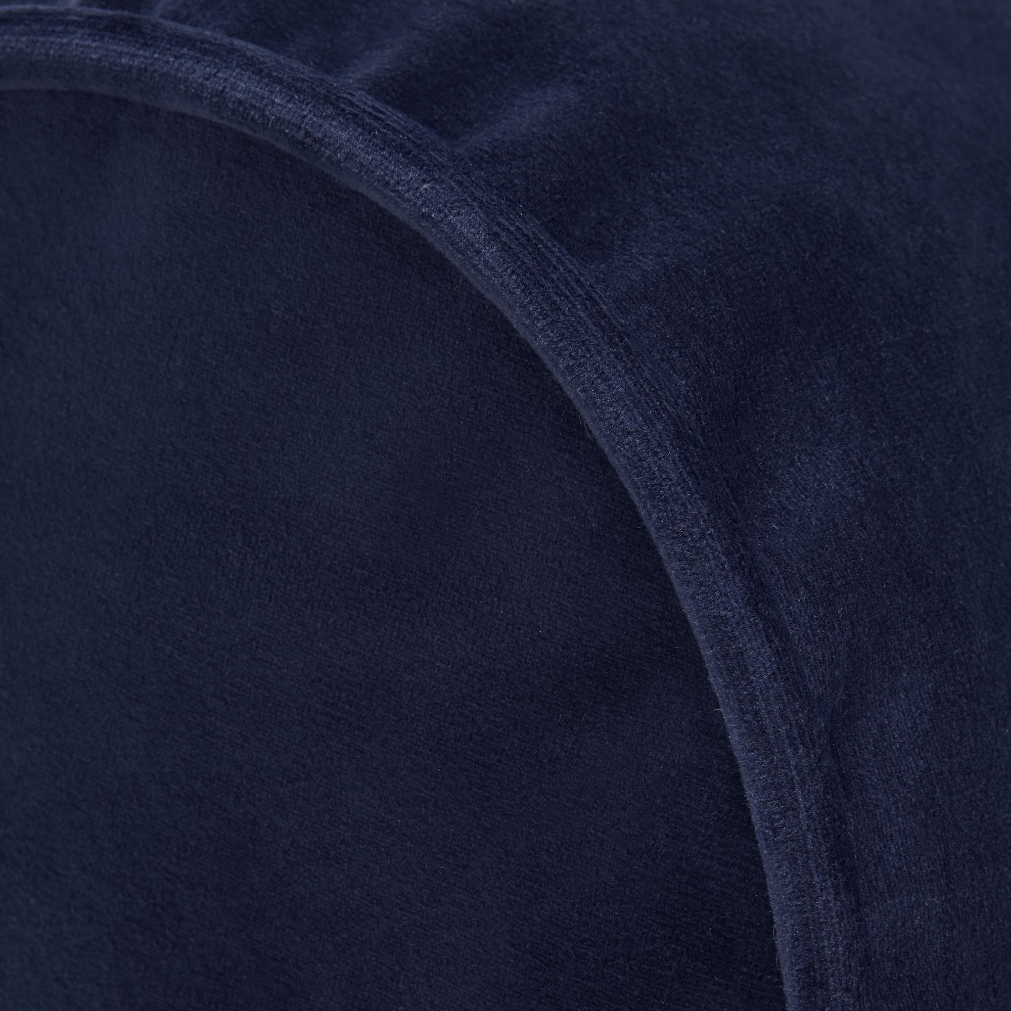 Lot de 2 traversins CESARE velours bleu nuit