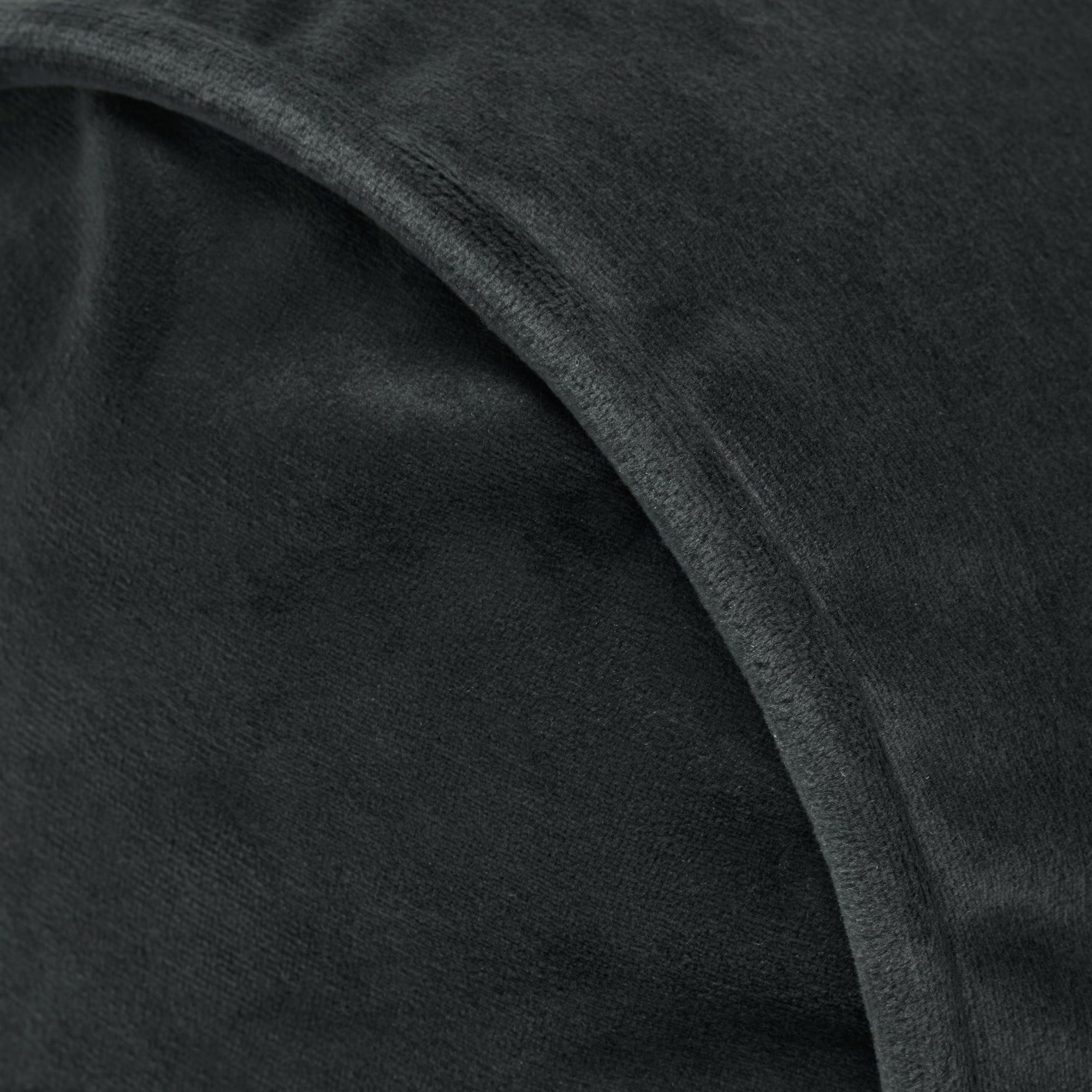 Lot de 2 traversins CESARE velours vintage graphite