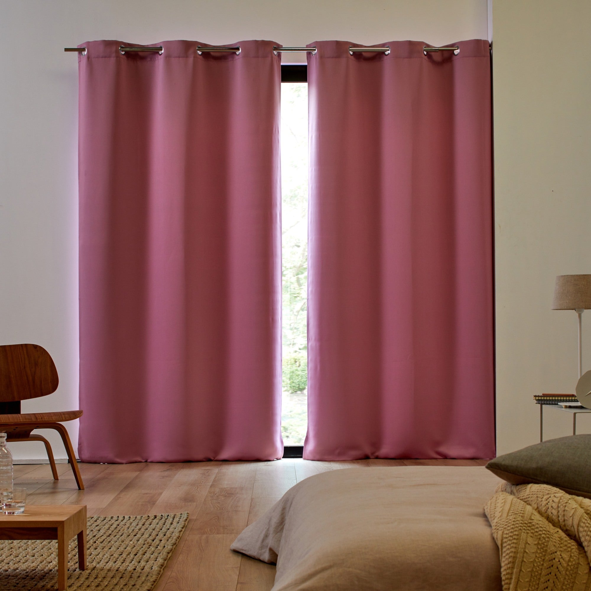 Occultant à oeillets BLACKOUT rose