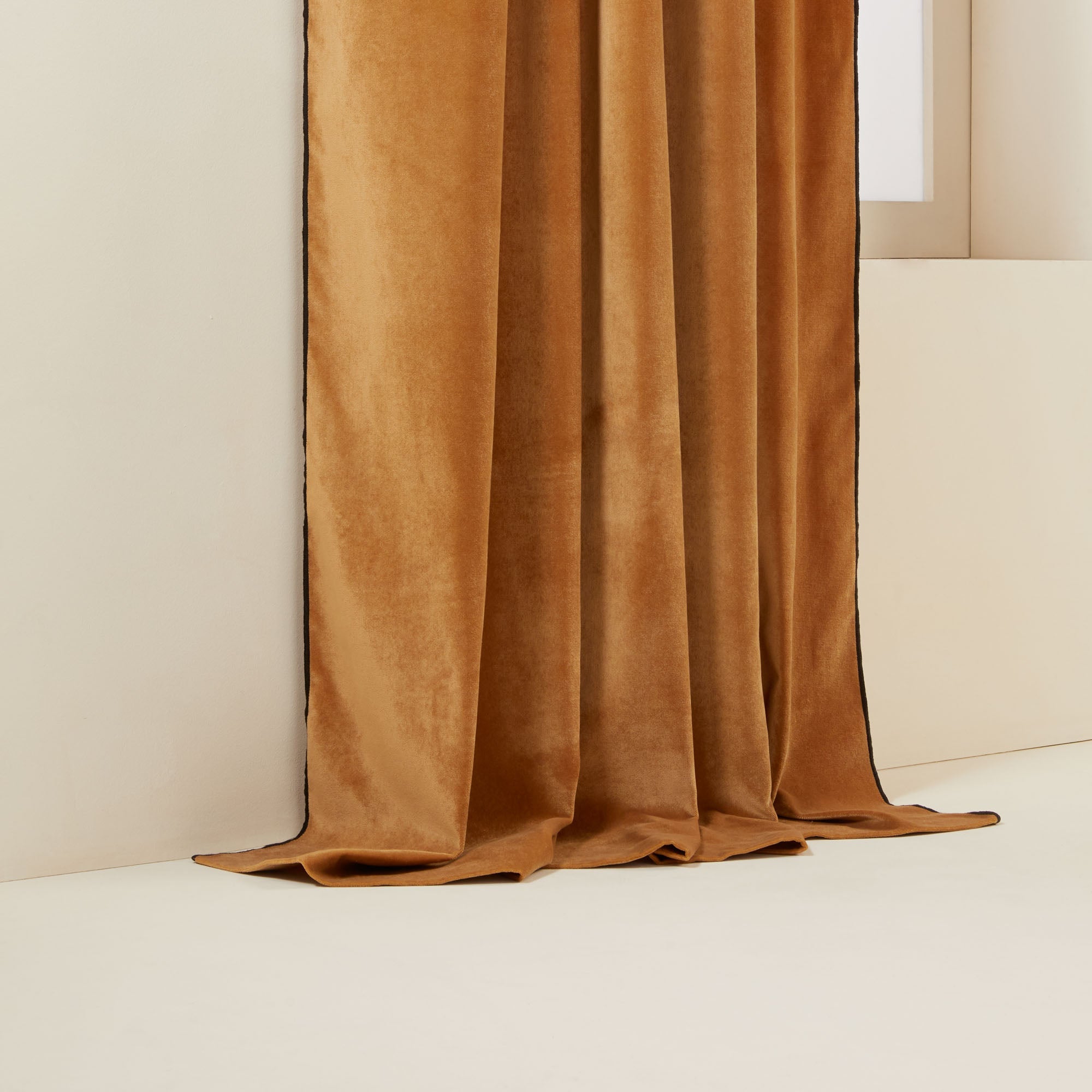 Panneau DARIO camel et bourdon noir