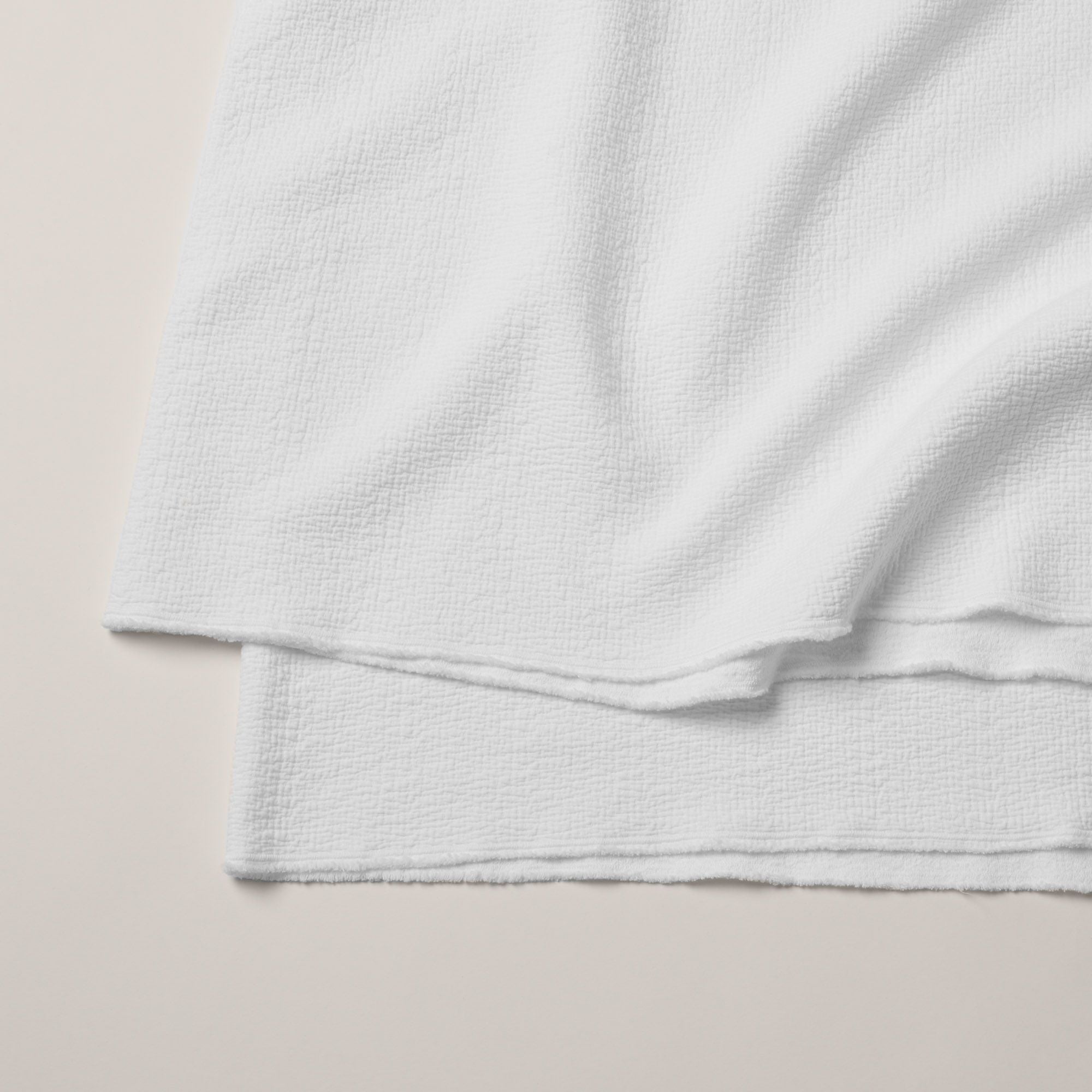 Plaid BATISTA blanc coton