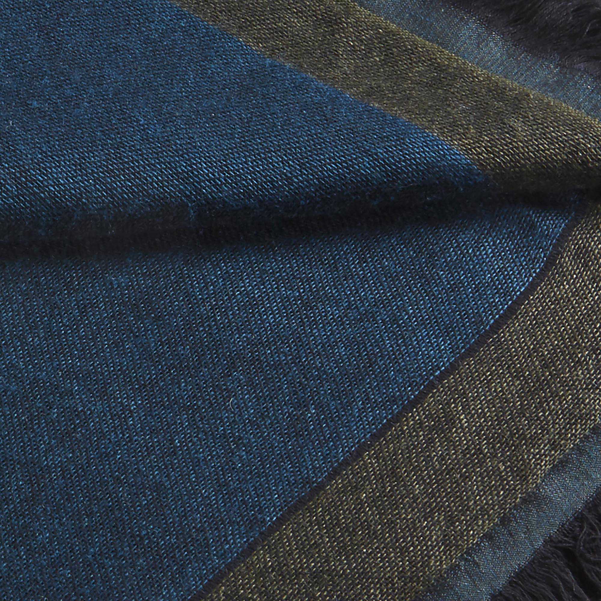 Plaid HARVEY bleu et vert