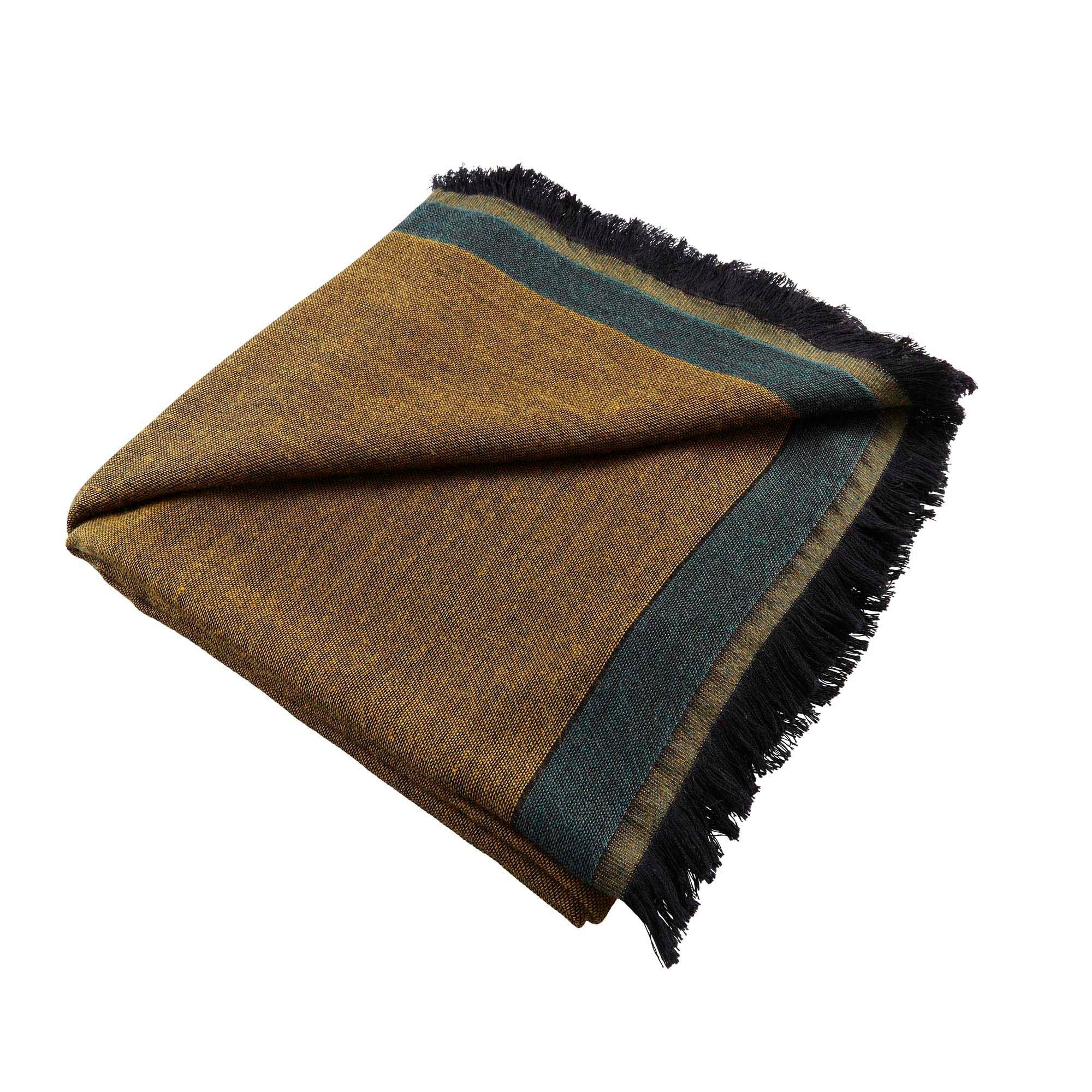 Plaid HARVEY vert et jaune
