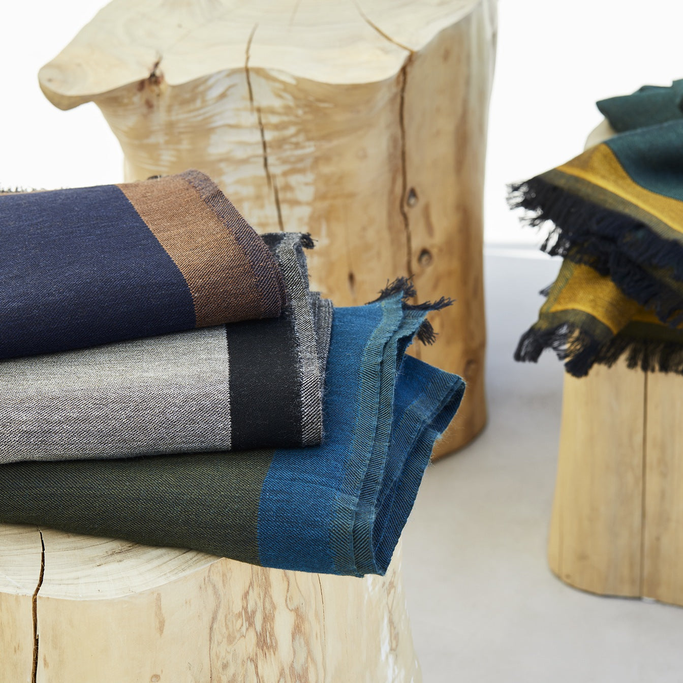 Plaid HARVEY vert et jaune