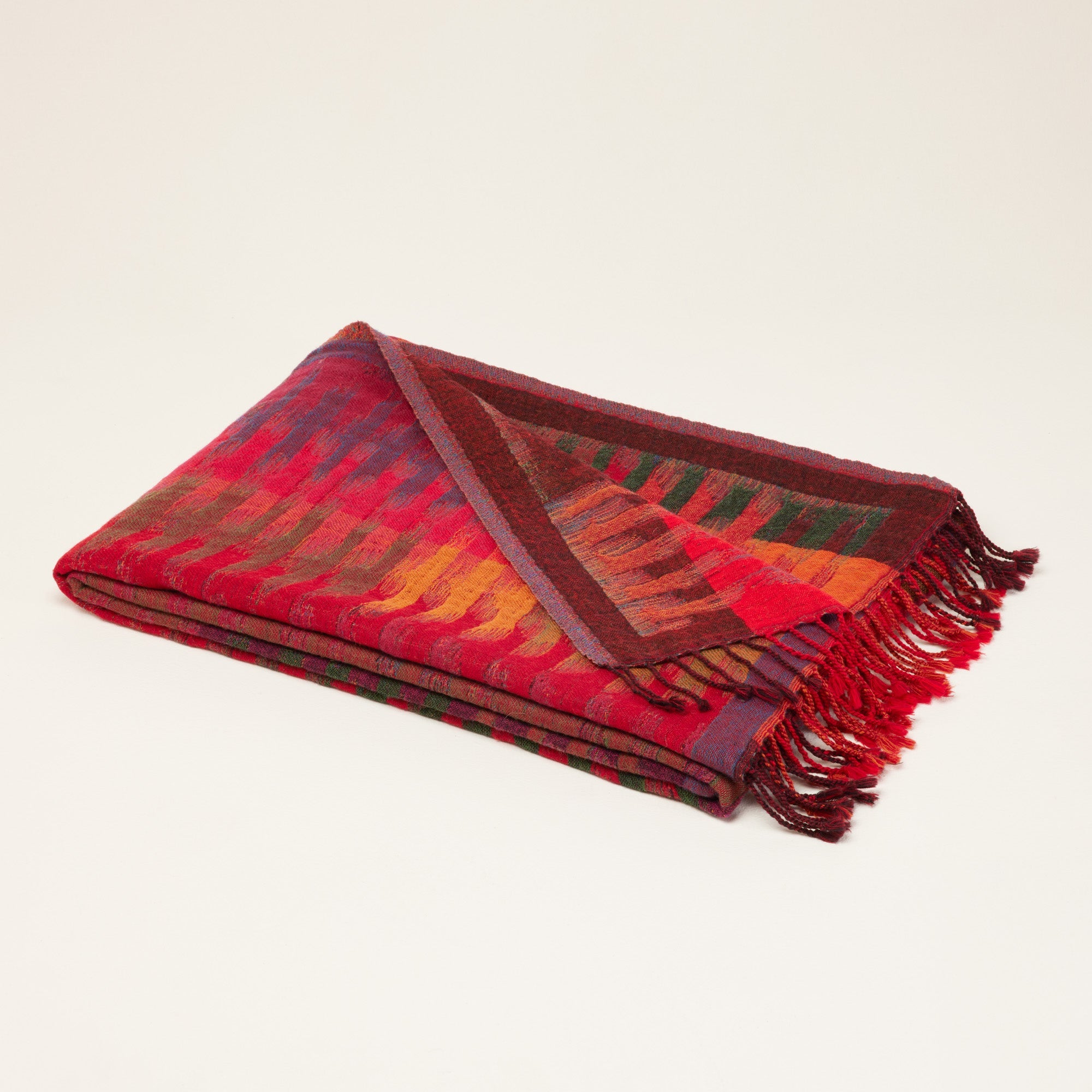 Plaid KHAN cardinal