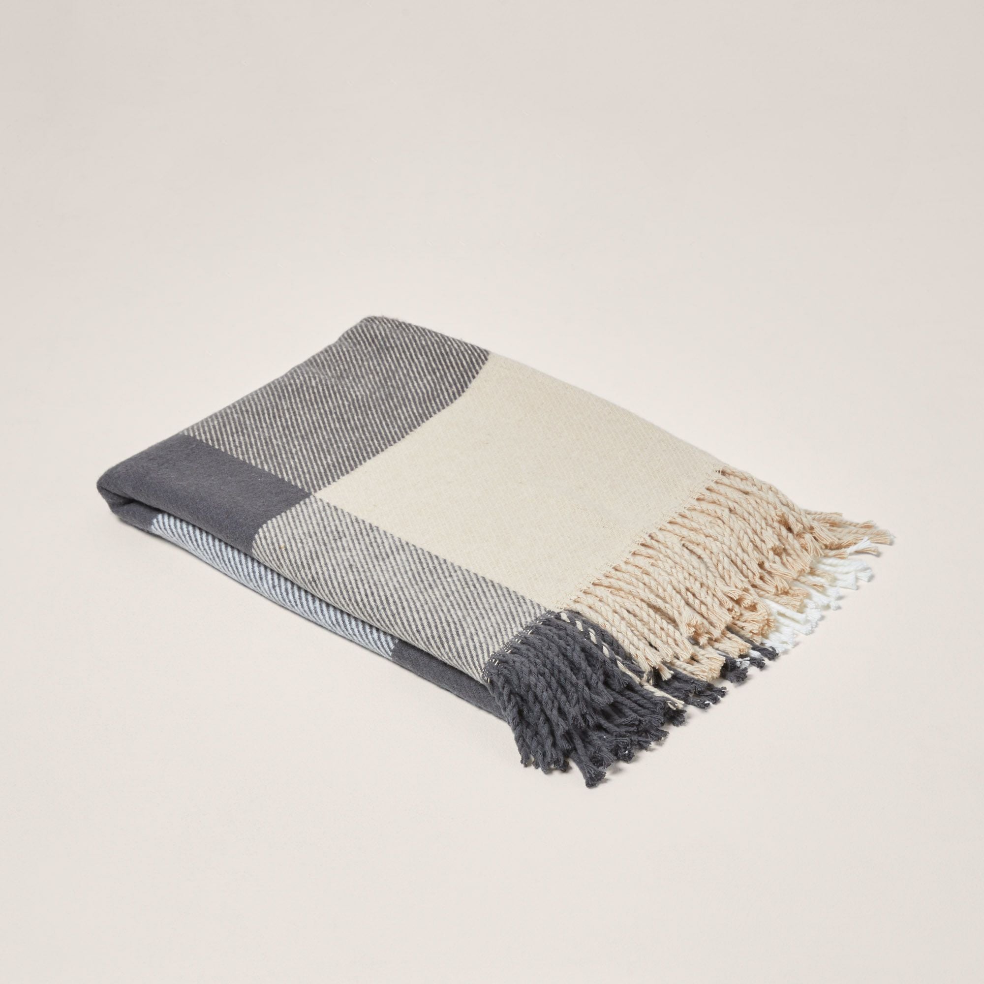 Plaid LIVIA anthracite