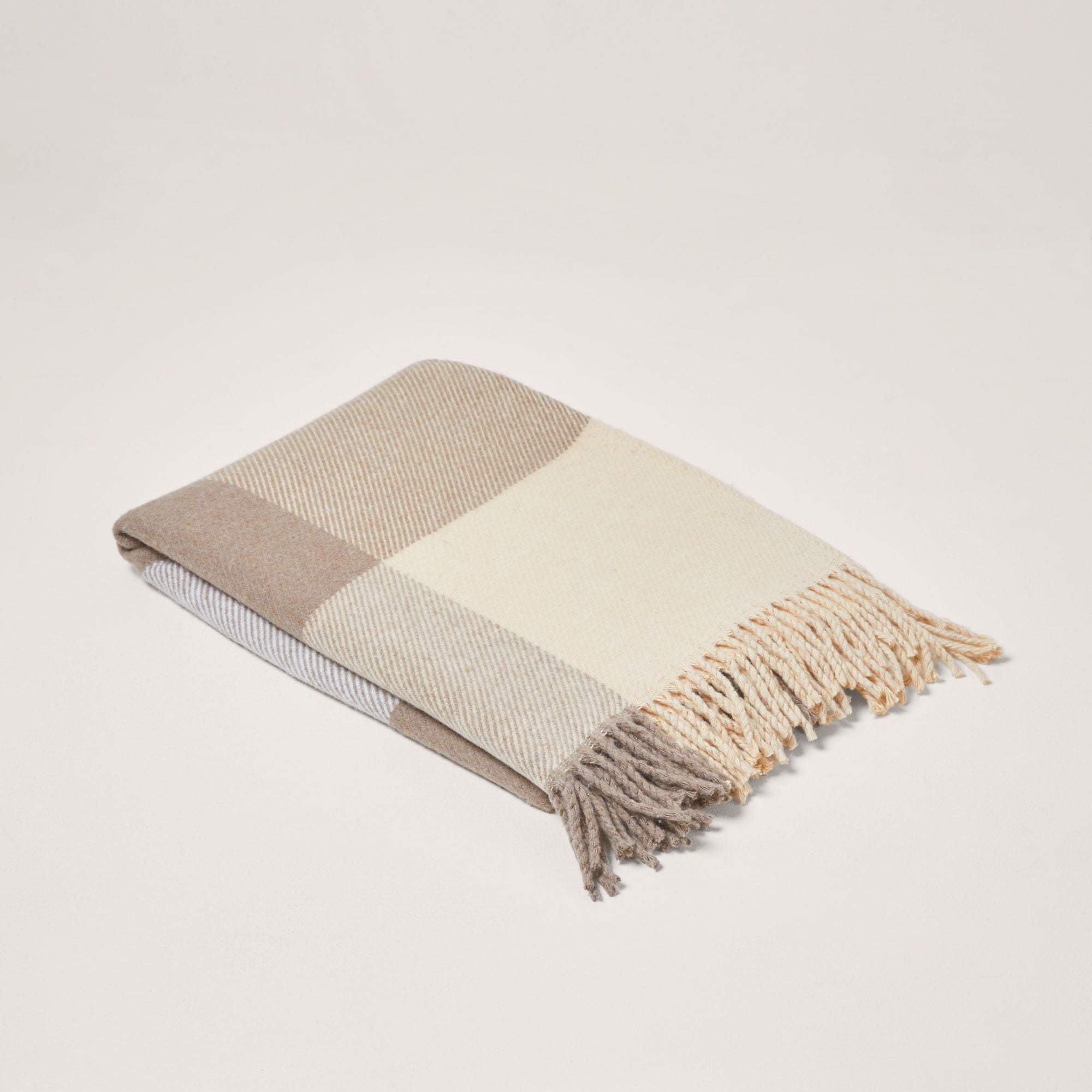 Plaid LIVIA noisette