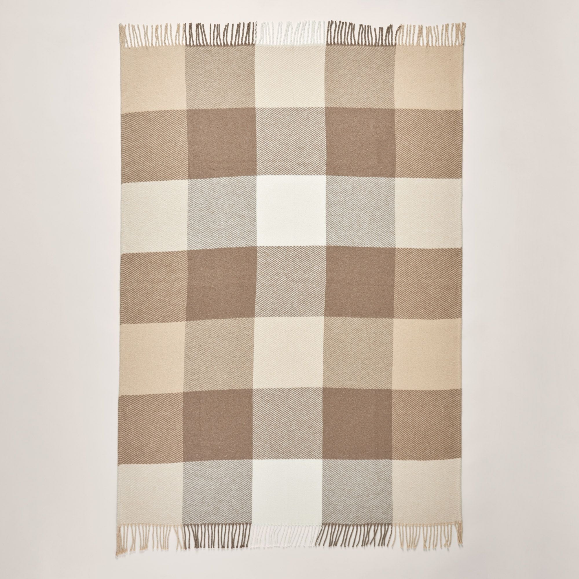Plaid LIVIA noisette