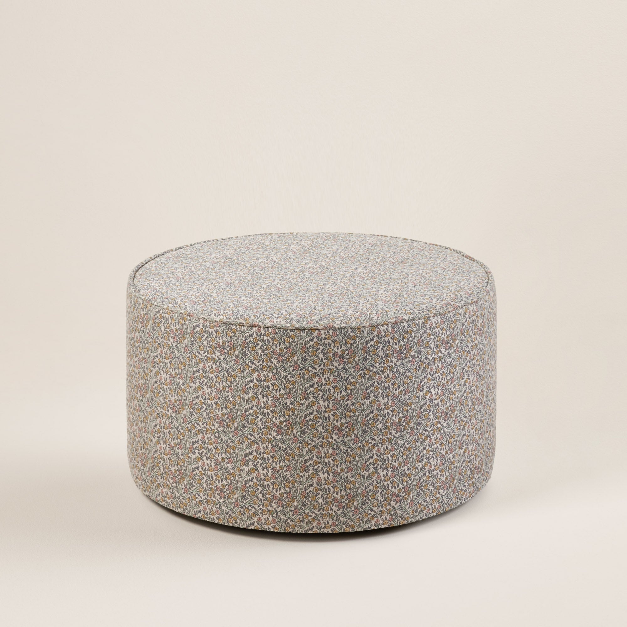 Pouf MAHARA beige et pastels
